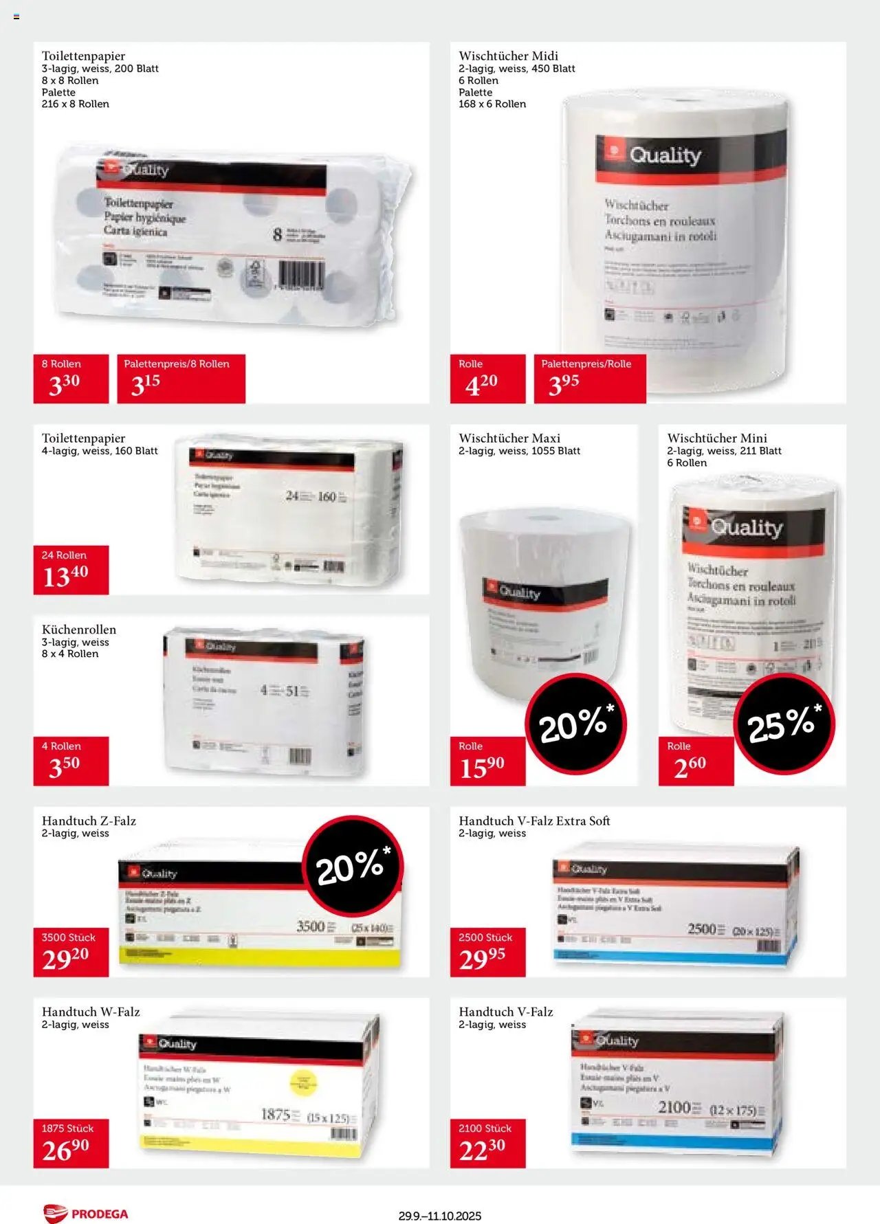 Prodega Aktionen Transgourmet Quality (2025-09-29 - 2025-10-11)