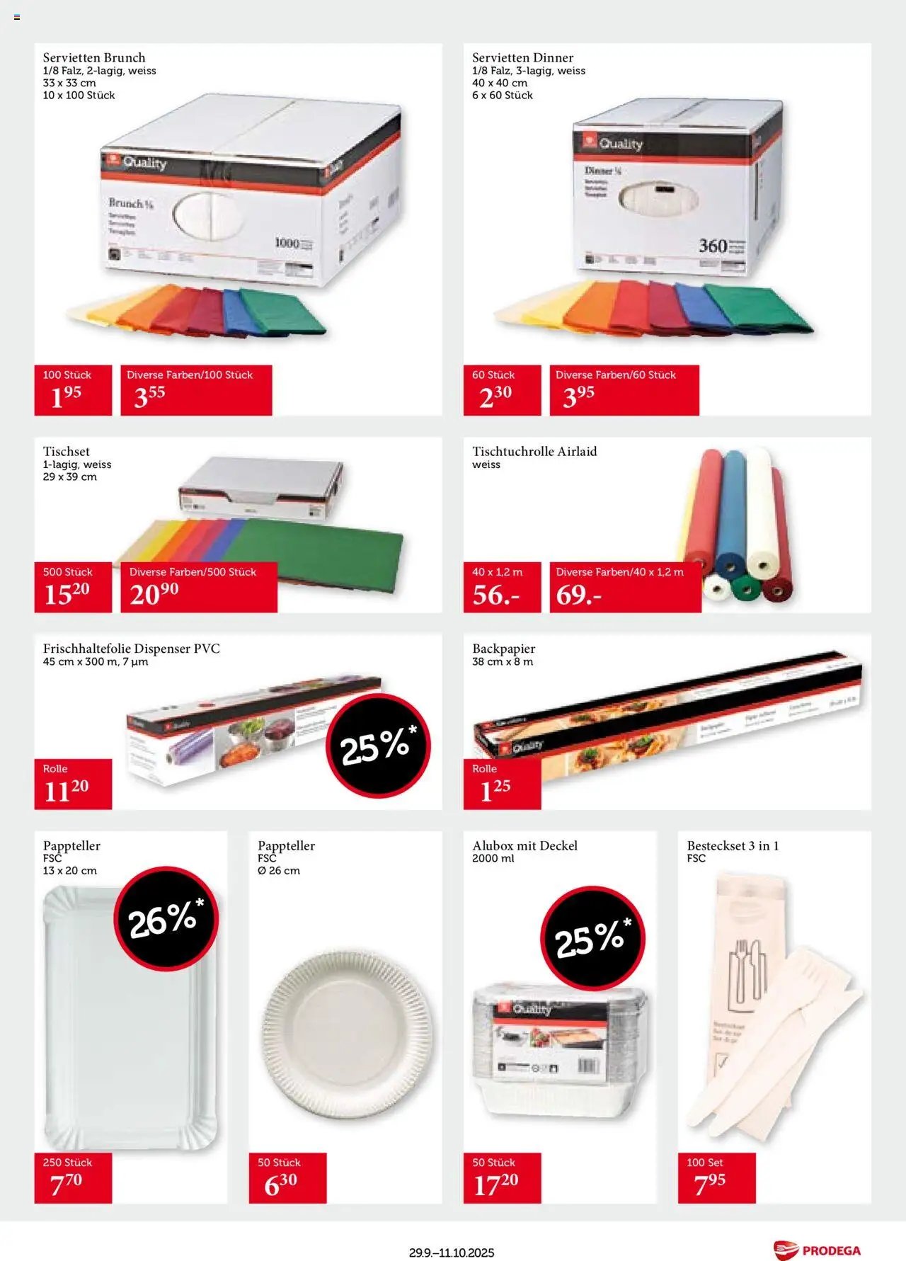 Prodega Aktionen Transgourmet Quality (2025-09-29 - 2025-10-11)