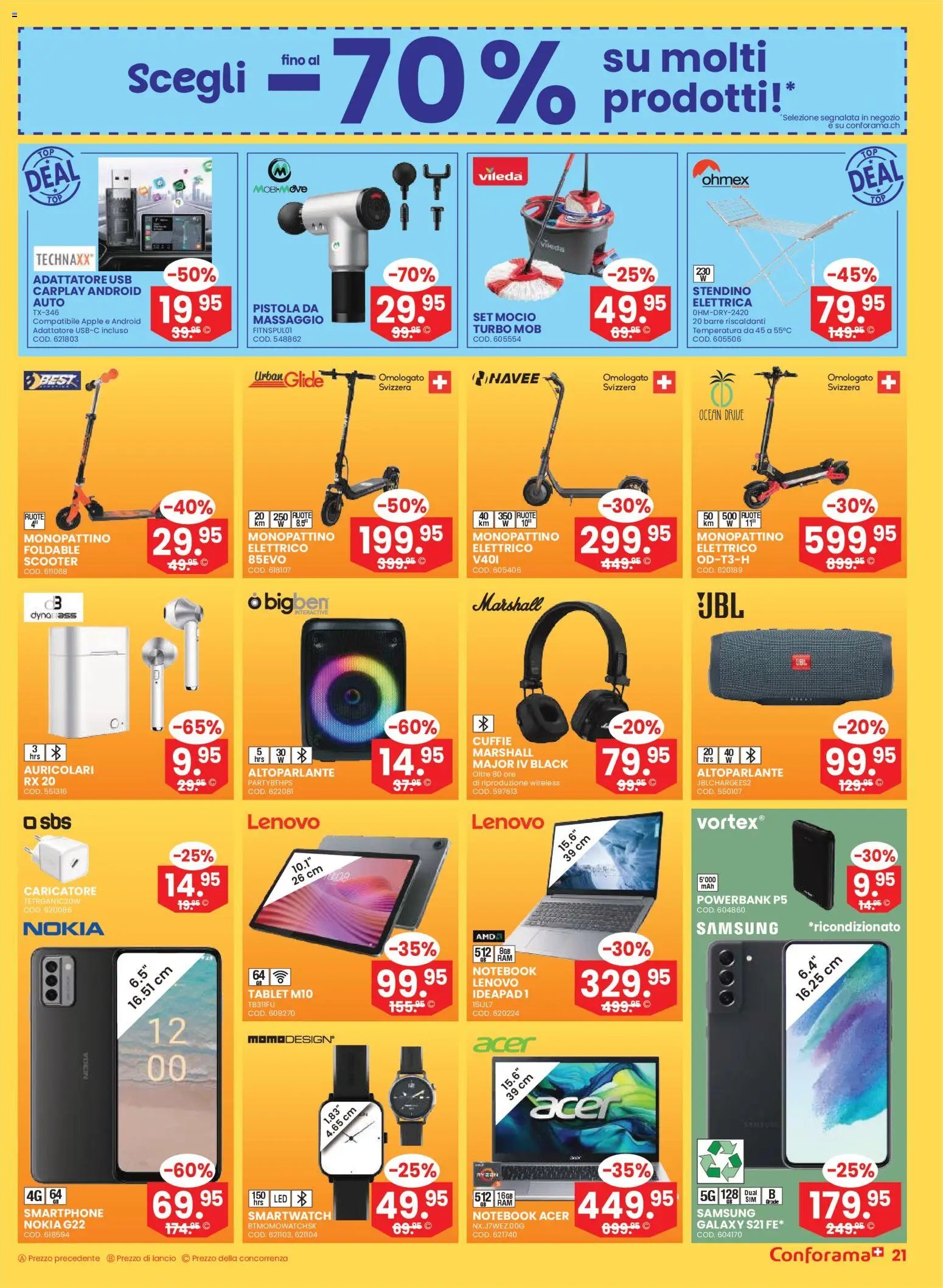 Conforama Aktionen IT (2026-01-07 - 2026-01-20) | 21