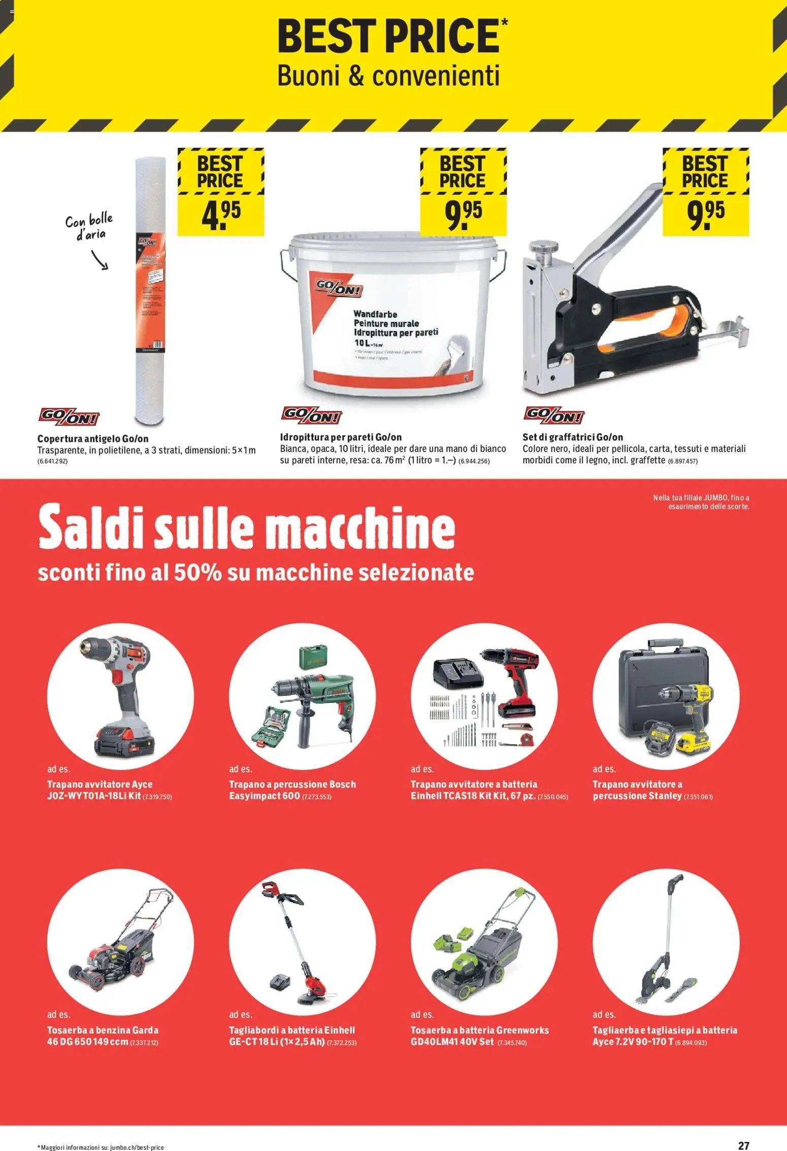 Jumbo aktionen IT