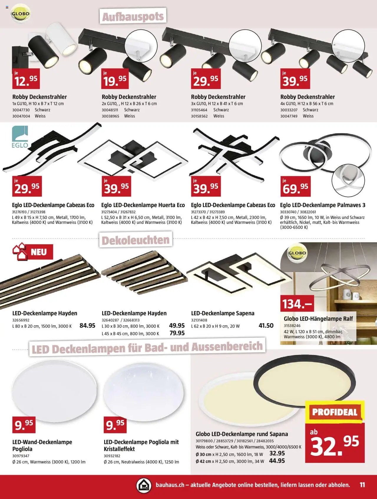 Bauhaus Aktionen (2025-09-29 - 2025-10-26)