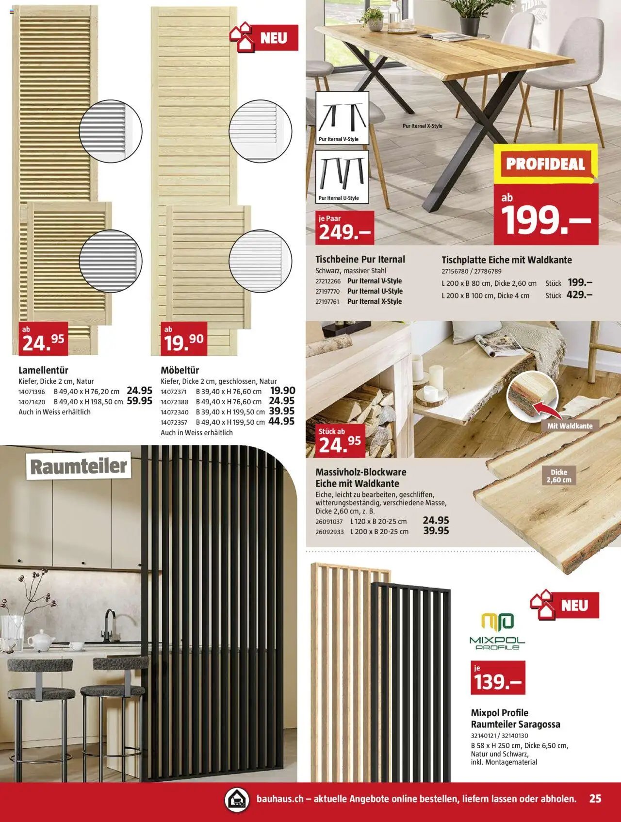 Bauhaus Aktionen (2025-09-29 - 2025-10-26)