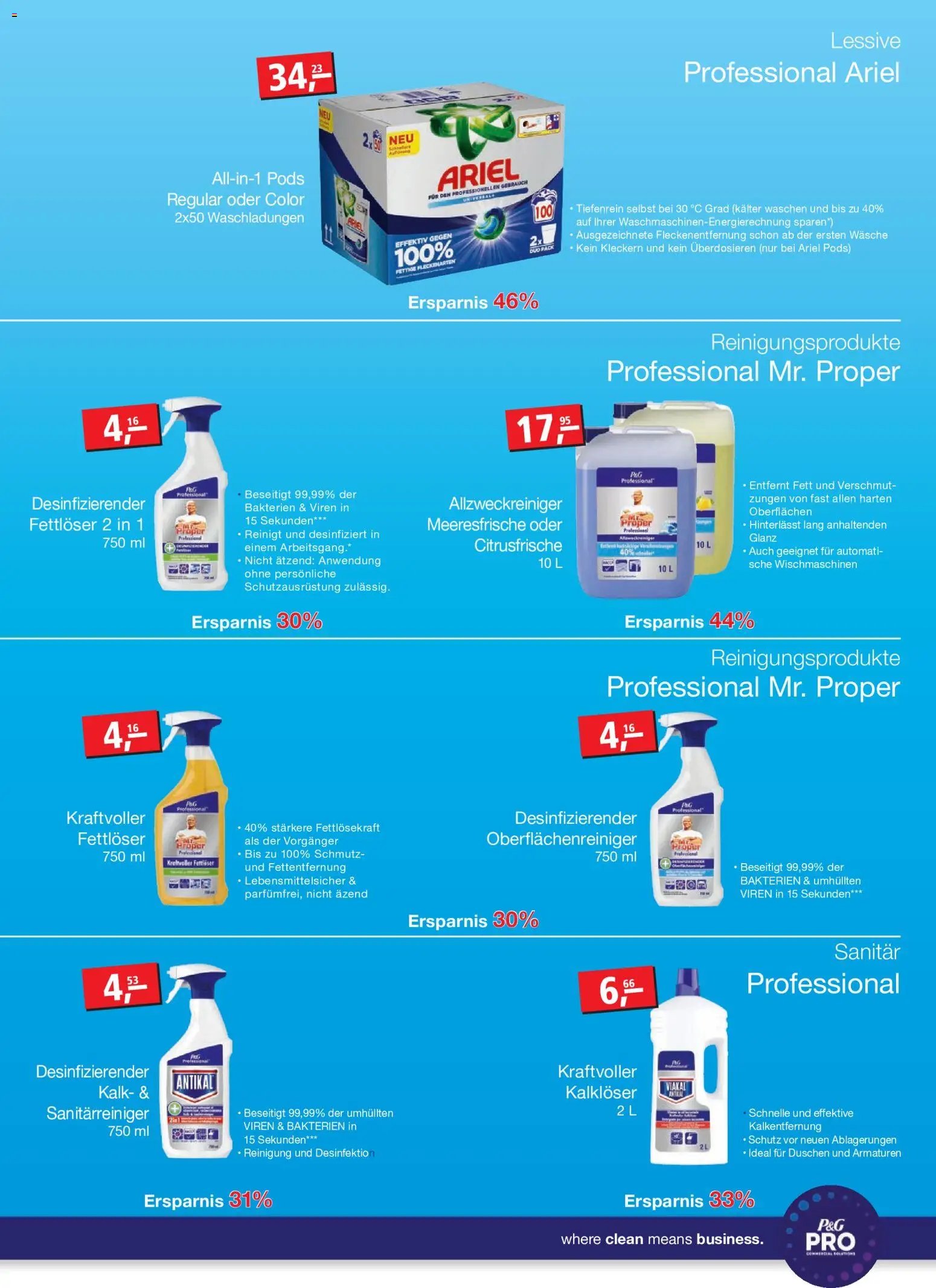 Aligro aktionen P&G