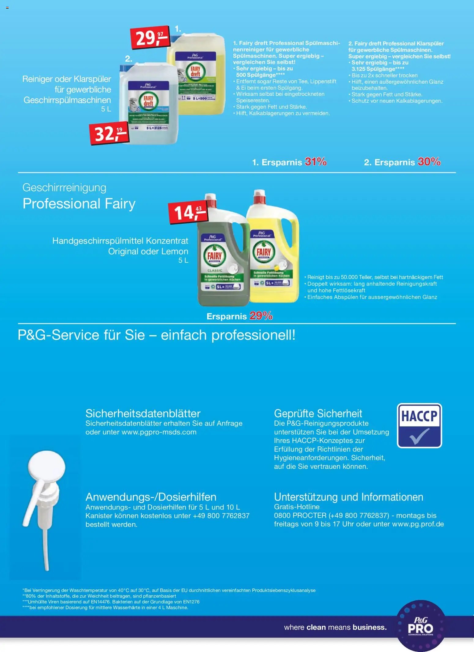 Aligro aktionen P&G