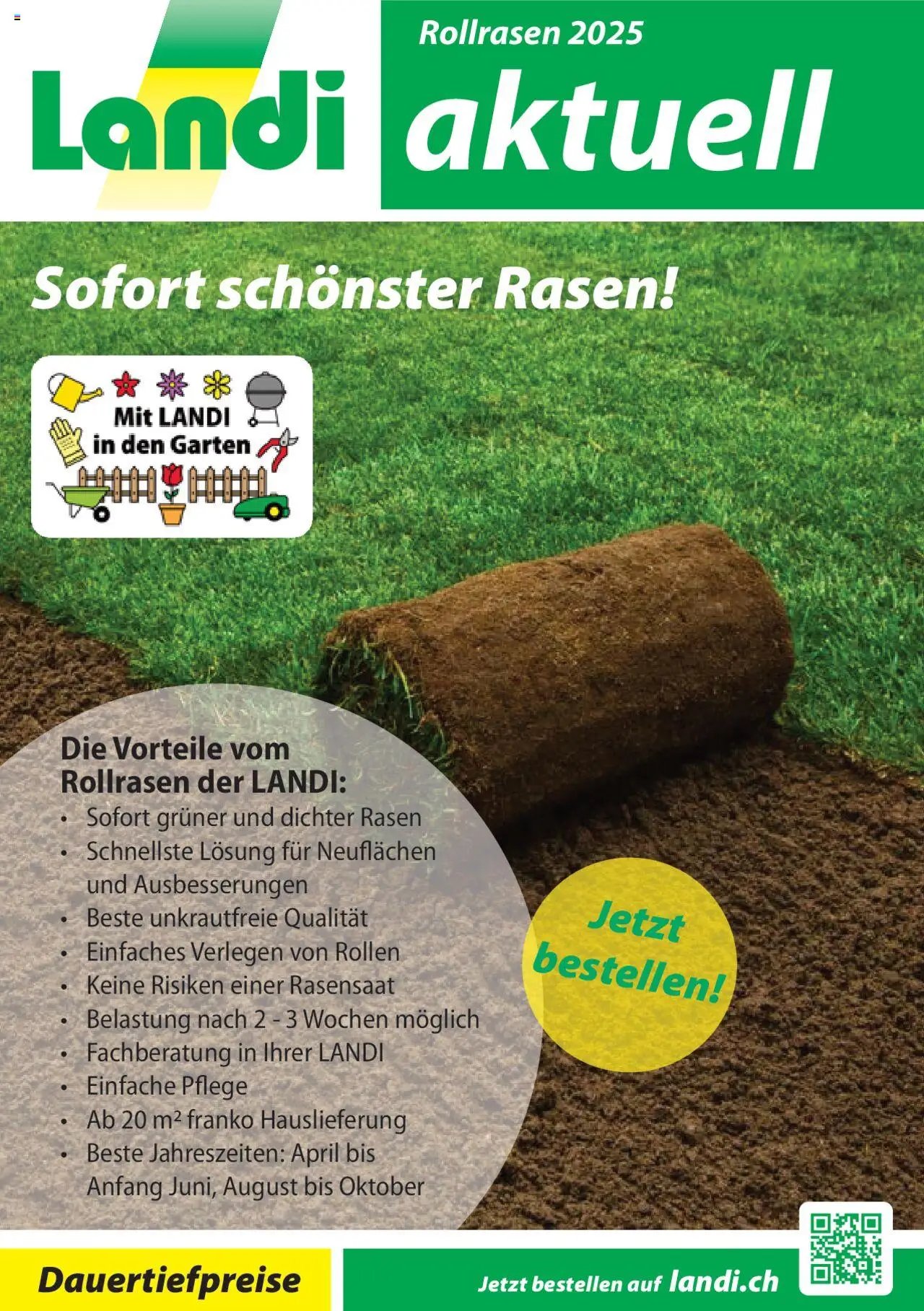 Landi Aktionen Rollrasen (2025-02-04 - 2025-12-31) | 1