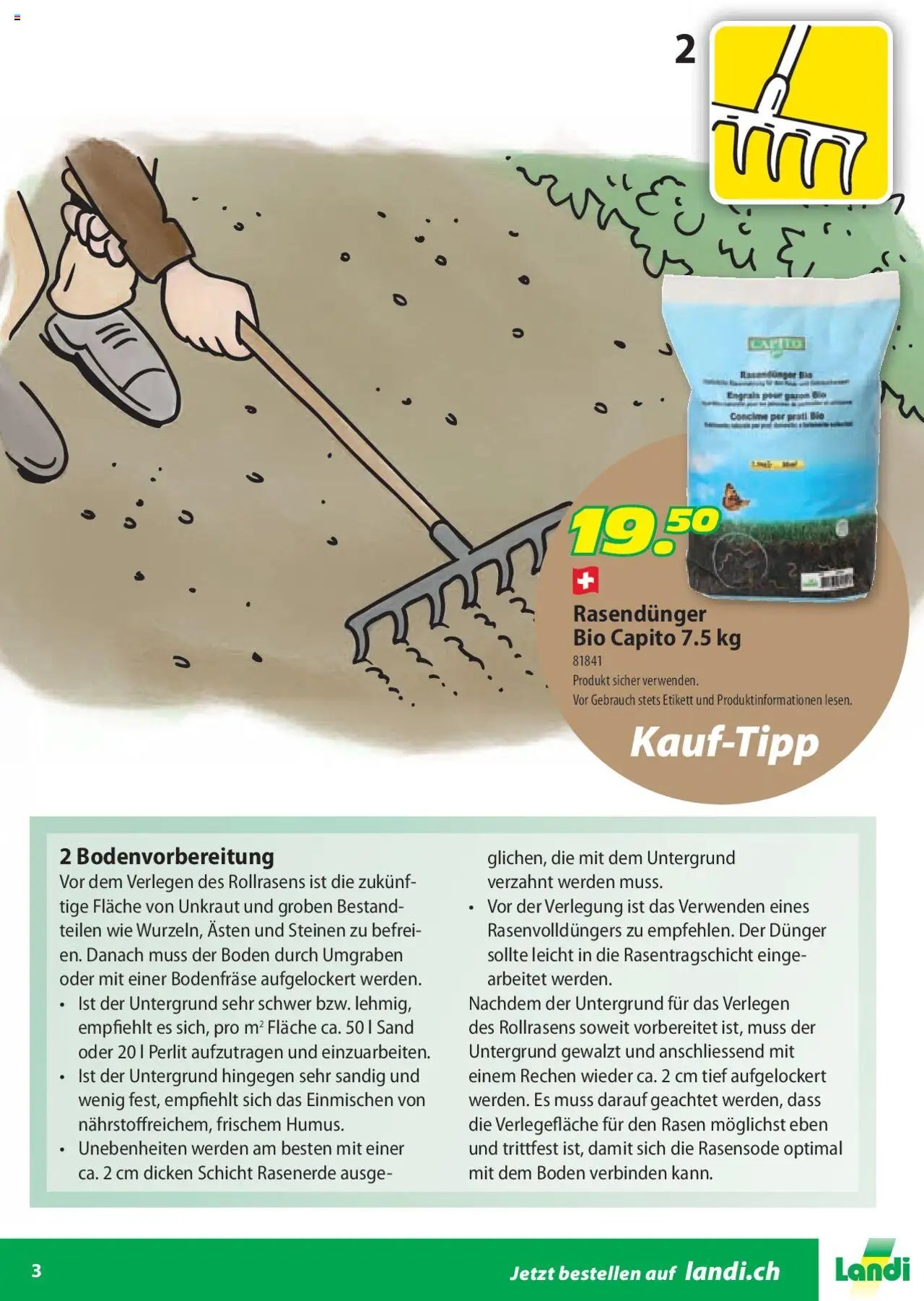 Landi Aktionen Rollrasen (2025-02-04 - 2025-12-31) | 3