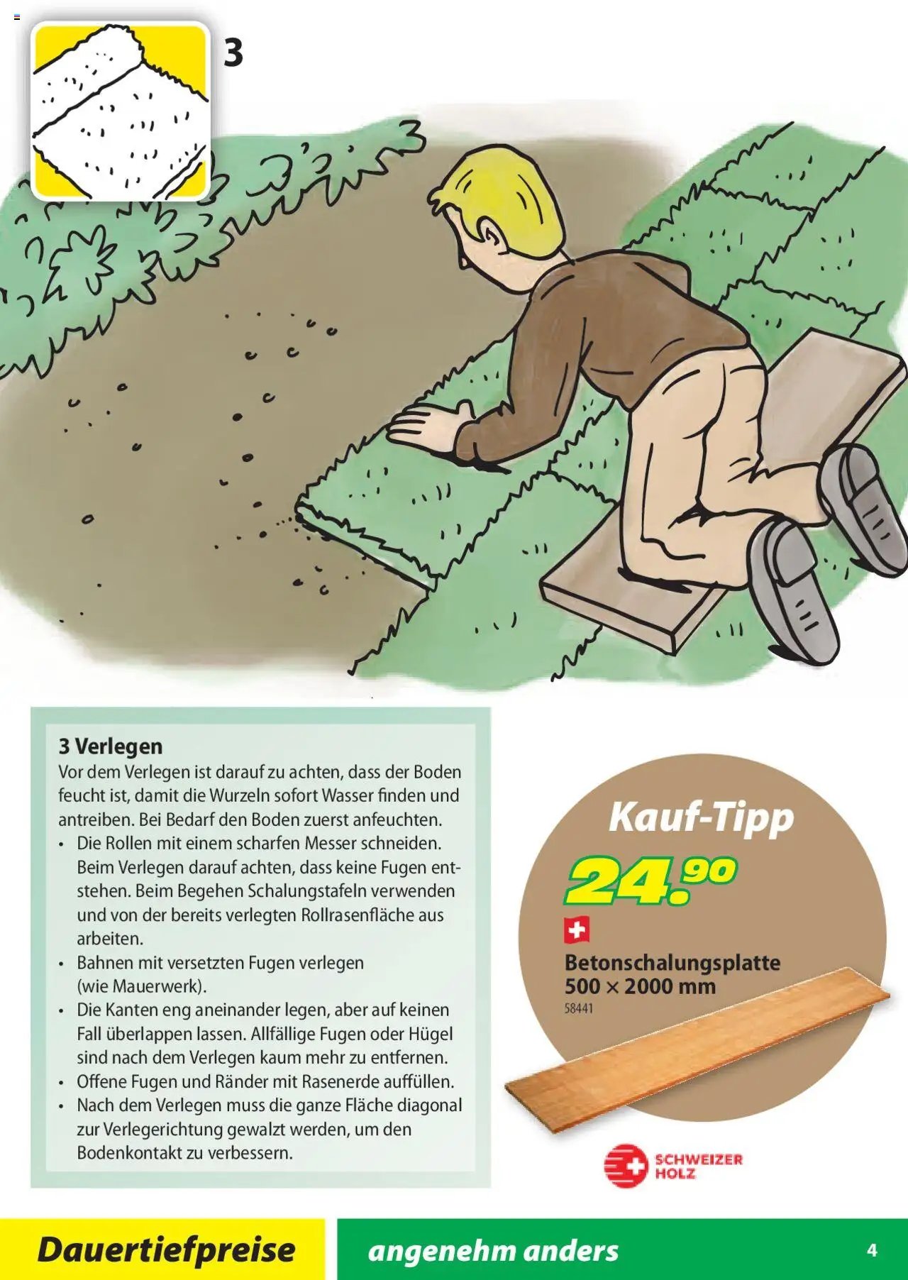 Landi Aktionen Rollrasen (2025-02-04 - 2025-12-31) | 4