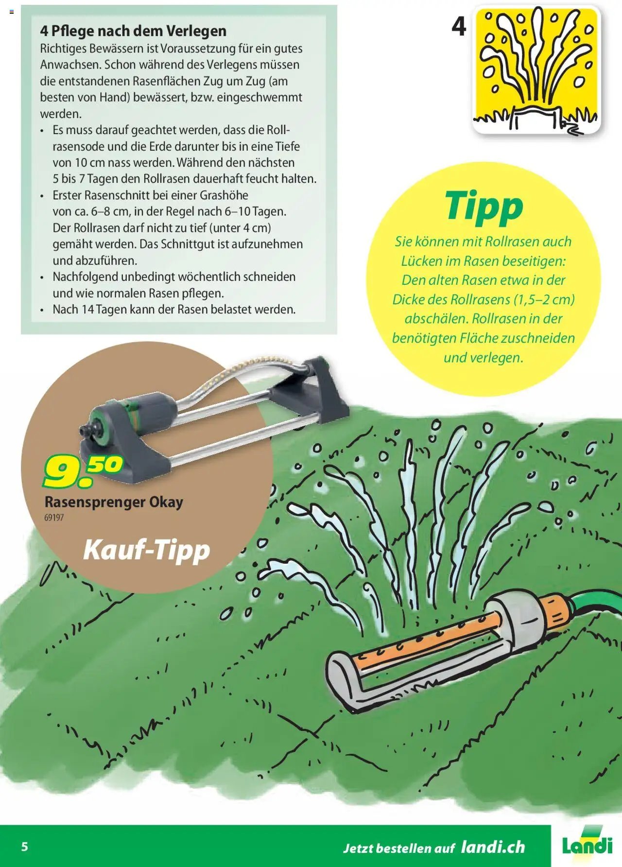 Landi Aktionen Rollrasen (2025-02-04 - 2025-12-31) | 5
