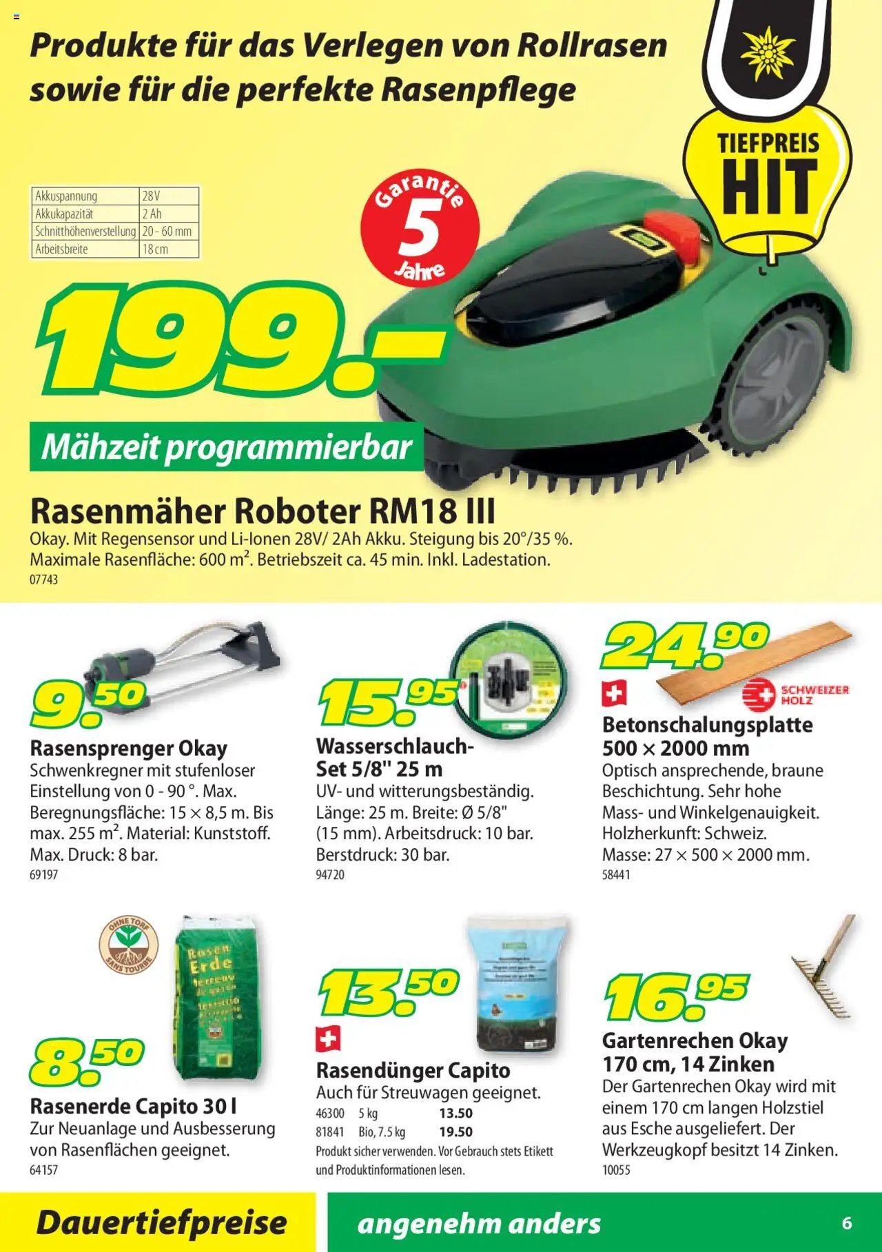 Landi Aktionen Rollrasen (2025-02-04 - 2025-12-31) | 6