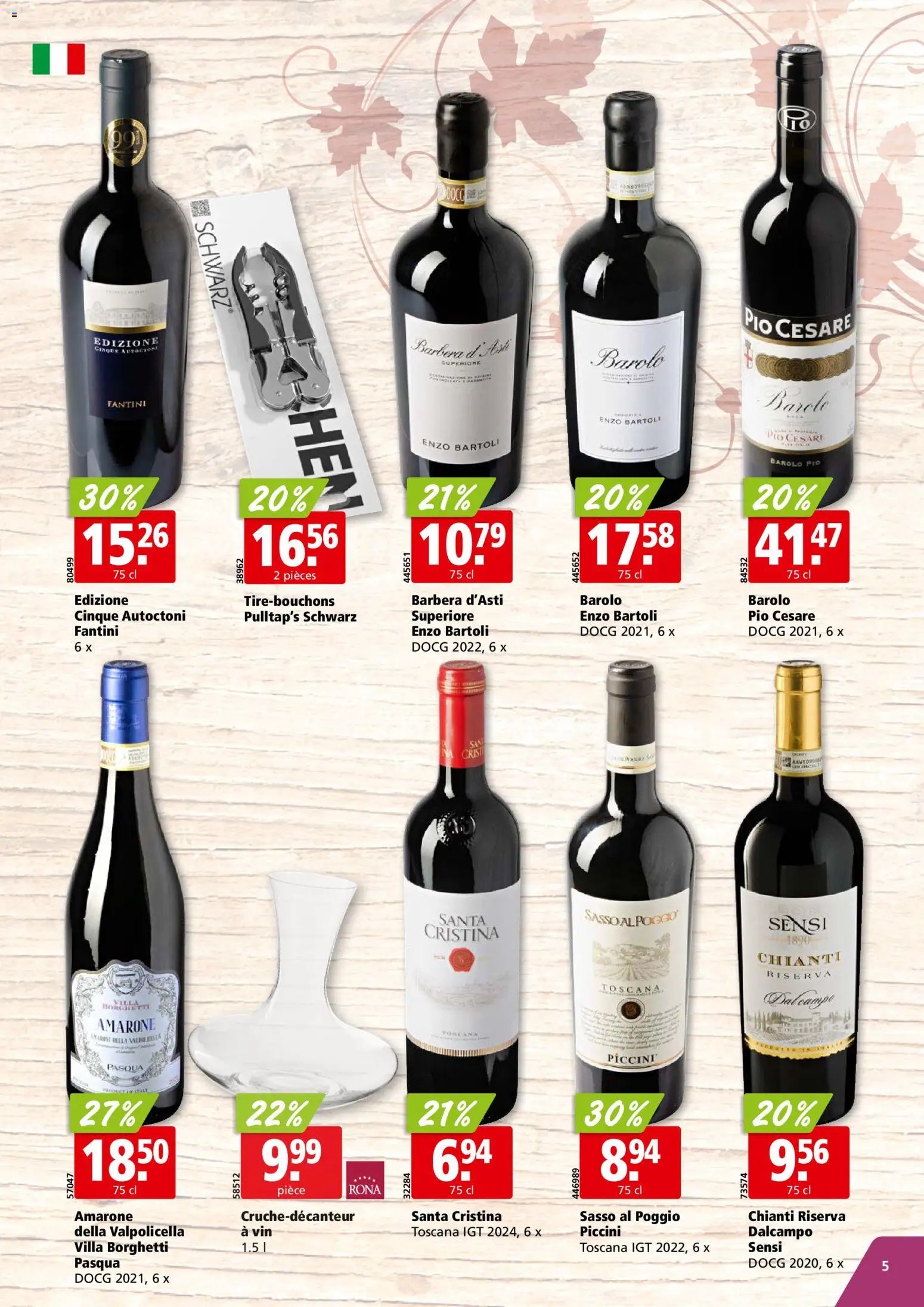 Aligro aktionen Vins Matran