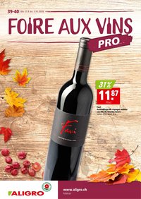 Aligro aktionen Vins Matran