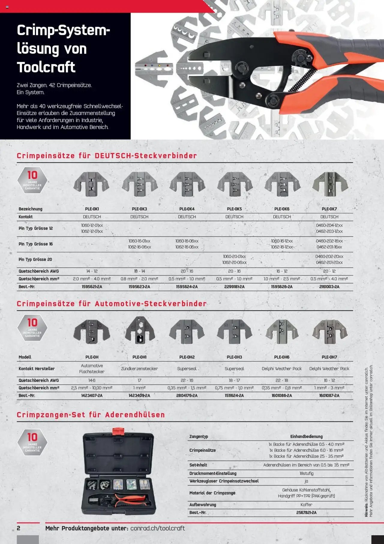 Conrad Aktionen Toolcraft (2024-02-27 - 2025-12-31) | 2