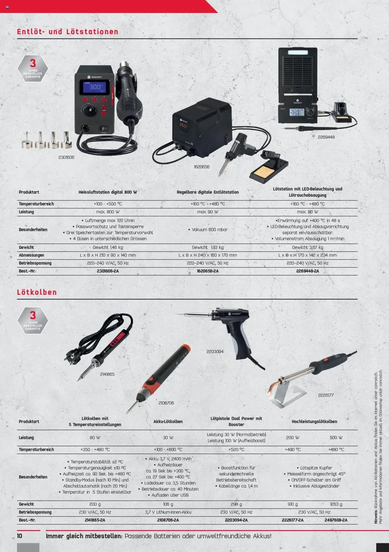 Conrad Aktionen Toolcraft (2024-02-27 - 2025-12-31) | 10