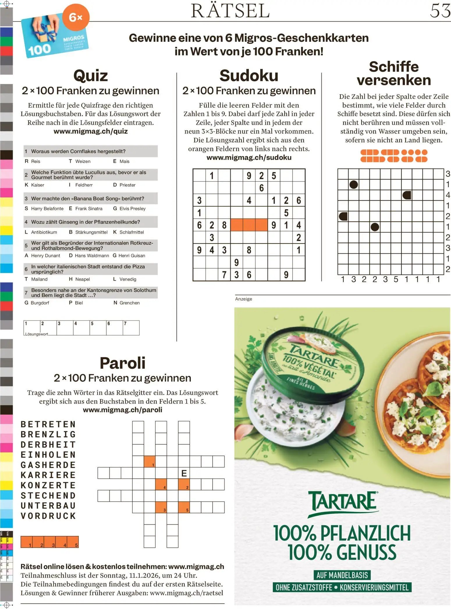 Migros - Magazin (2026-01-05 - 2026-01-12)