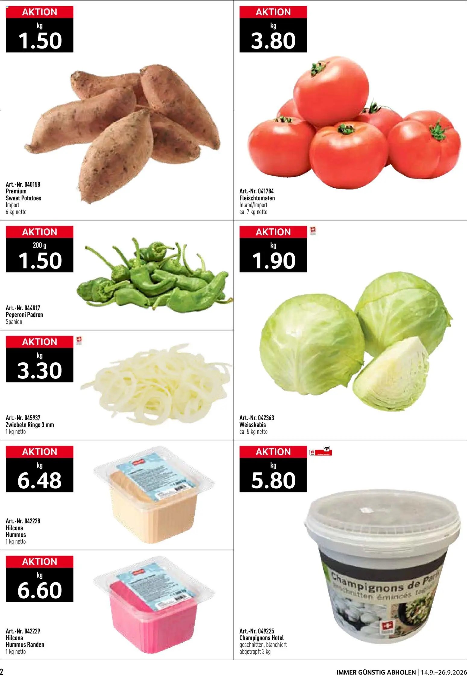 Prodega Aktionen Take Away