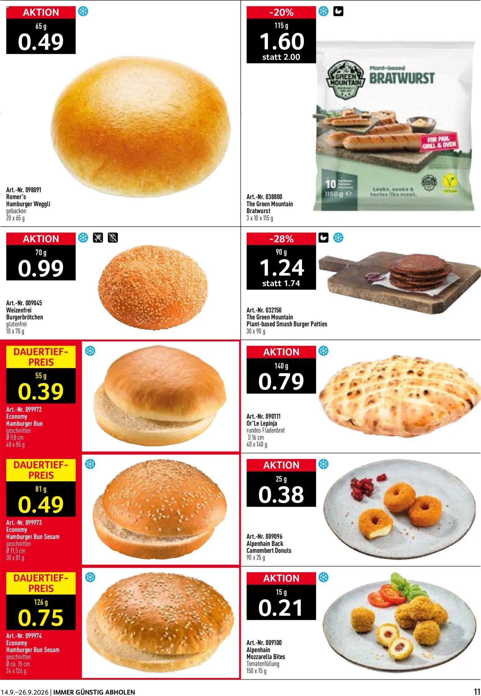 Prodega Aktionen Take Away