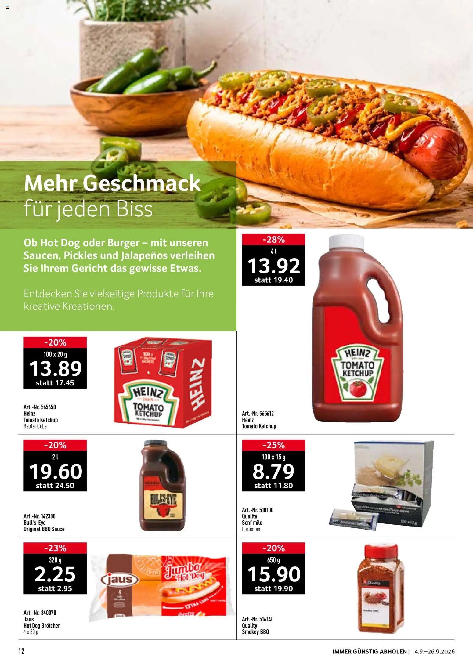 Prodega Aktionen Take Away