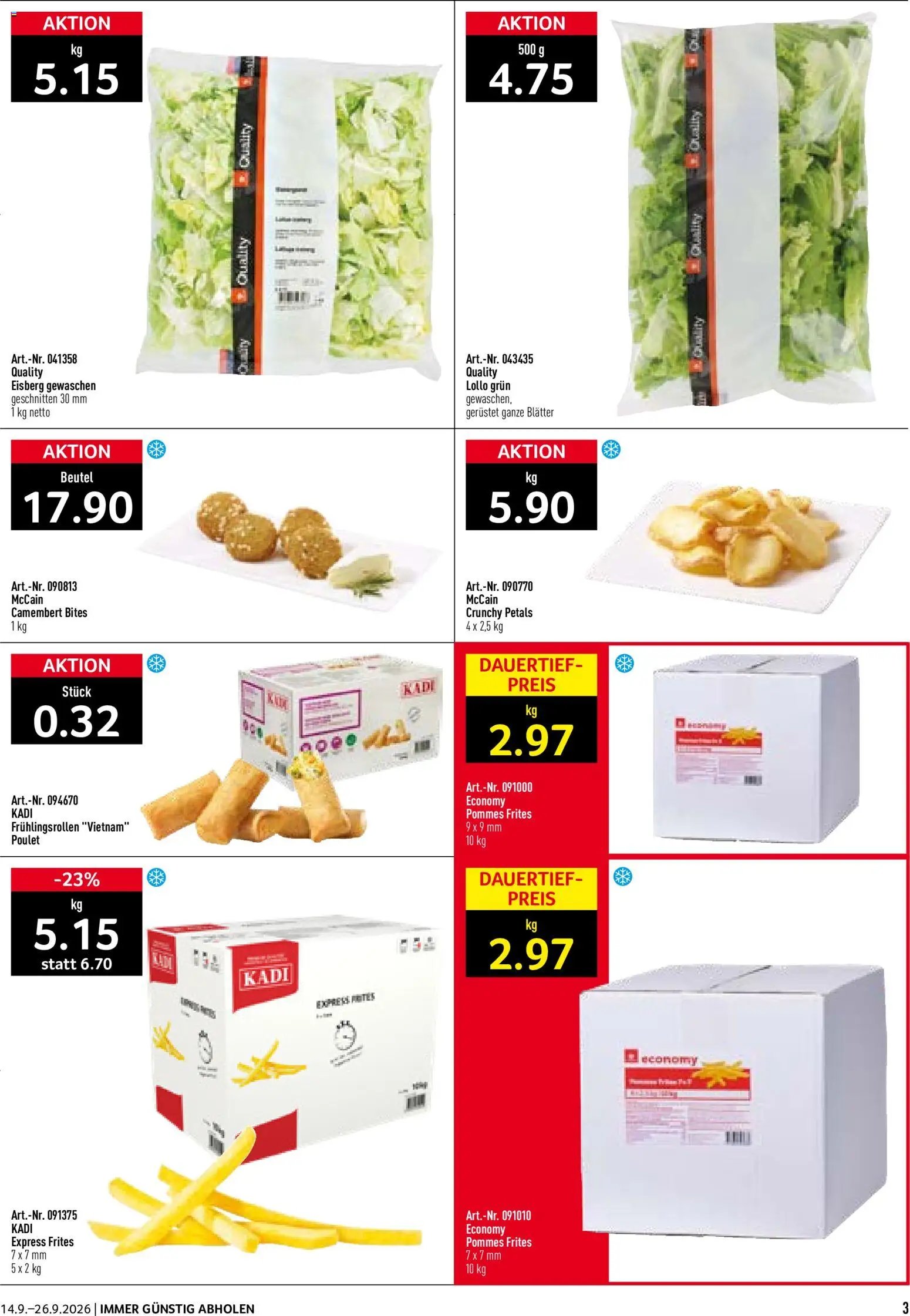 Prodega Aktionen Take Away
