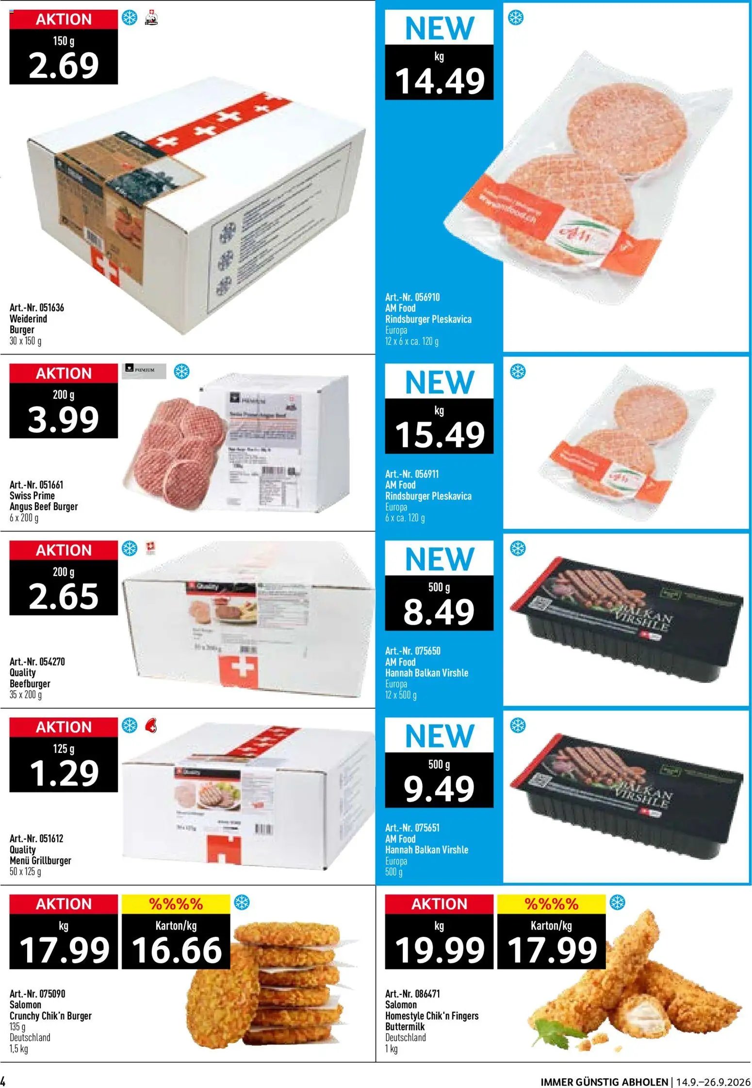 Prodega Aktionen Take Away