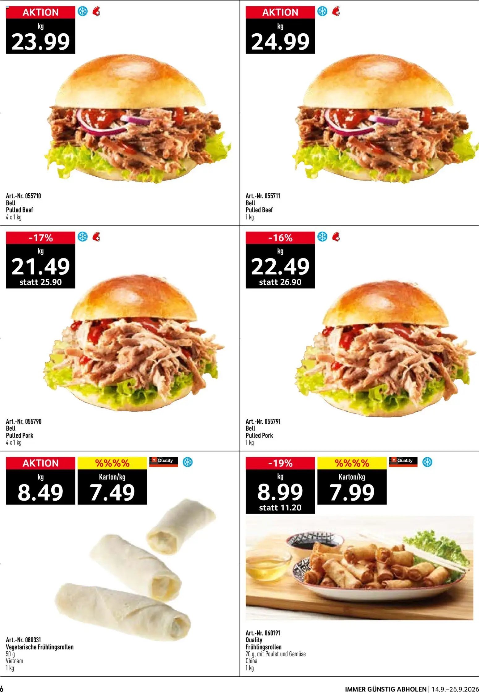 Prodega Aktionen Take Away