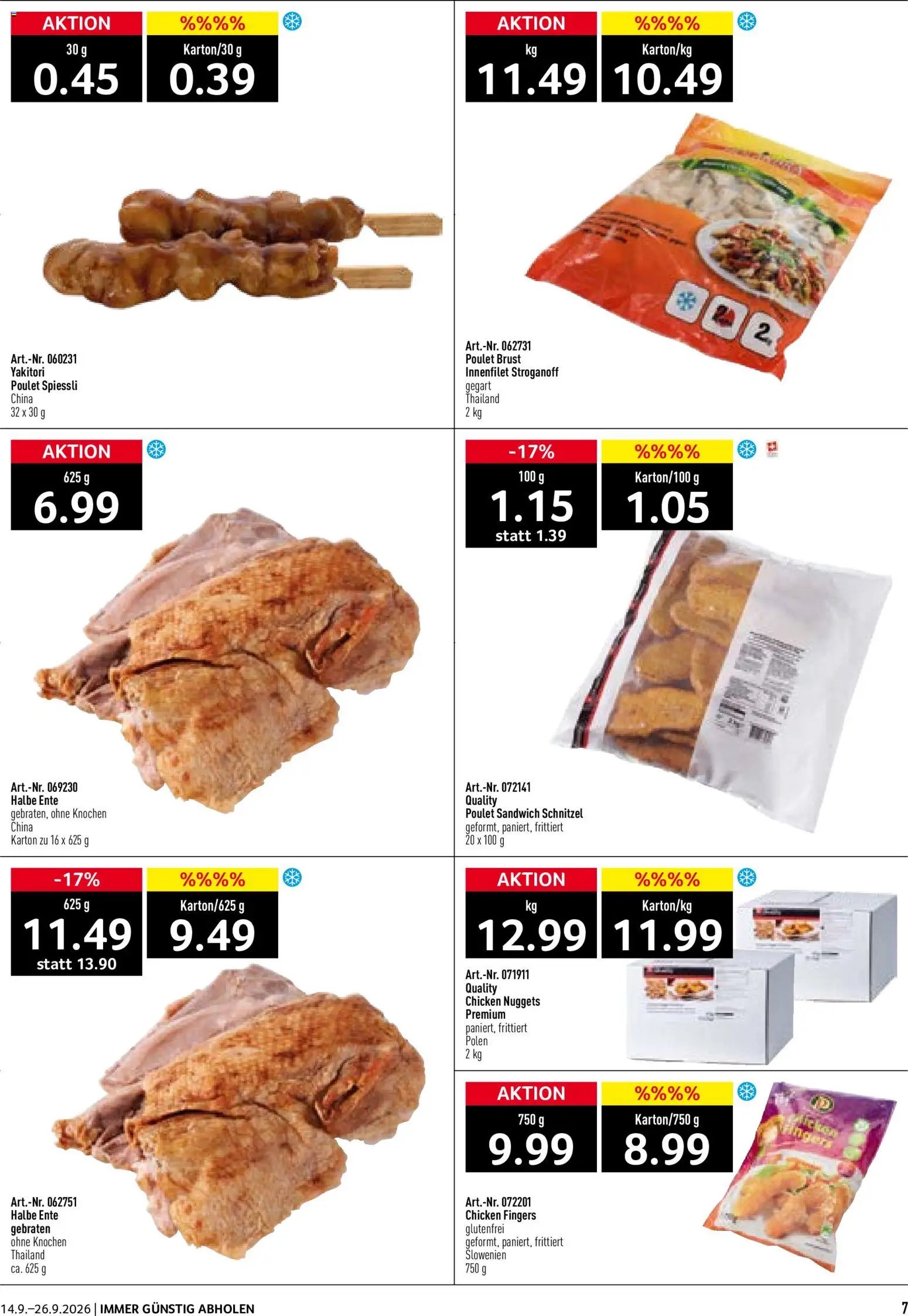 Prodega Aktionen Take Away