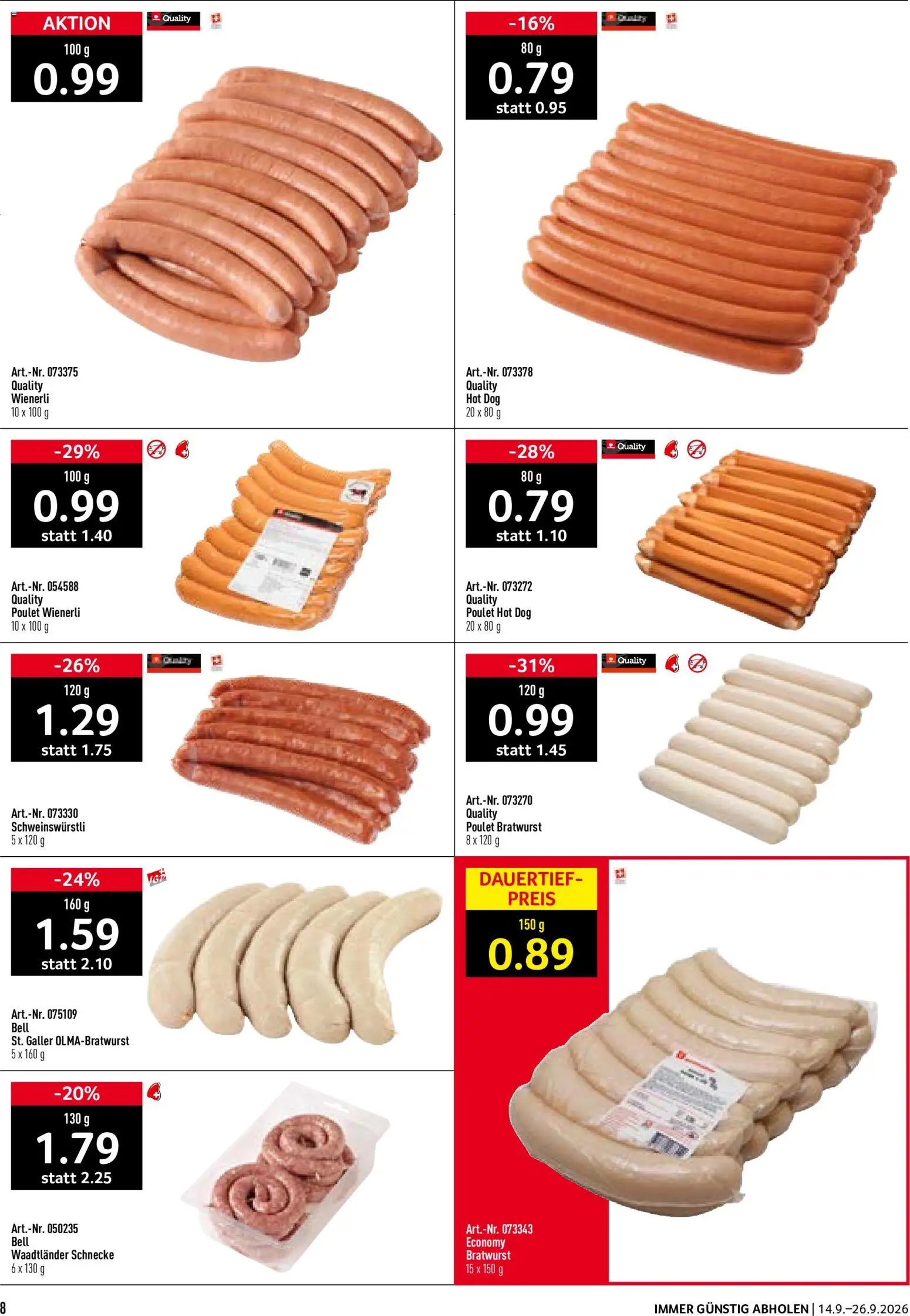 Prodega Aktionen Take Away