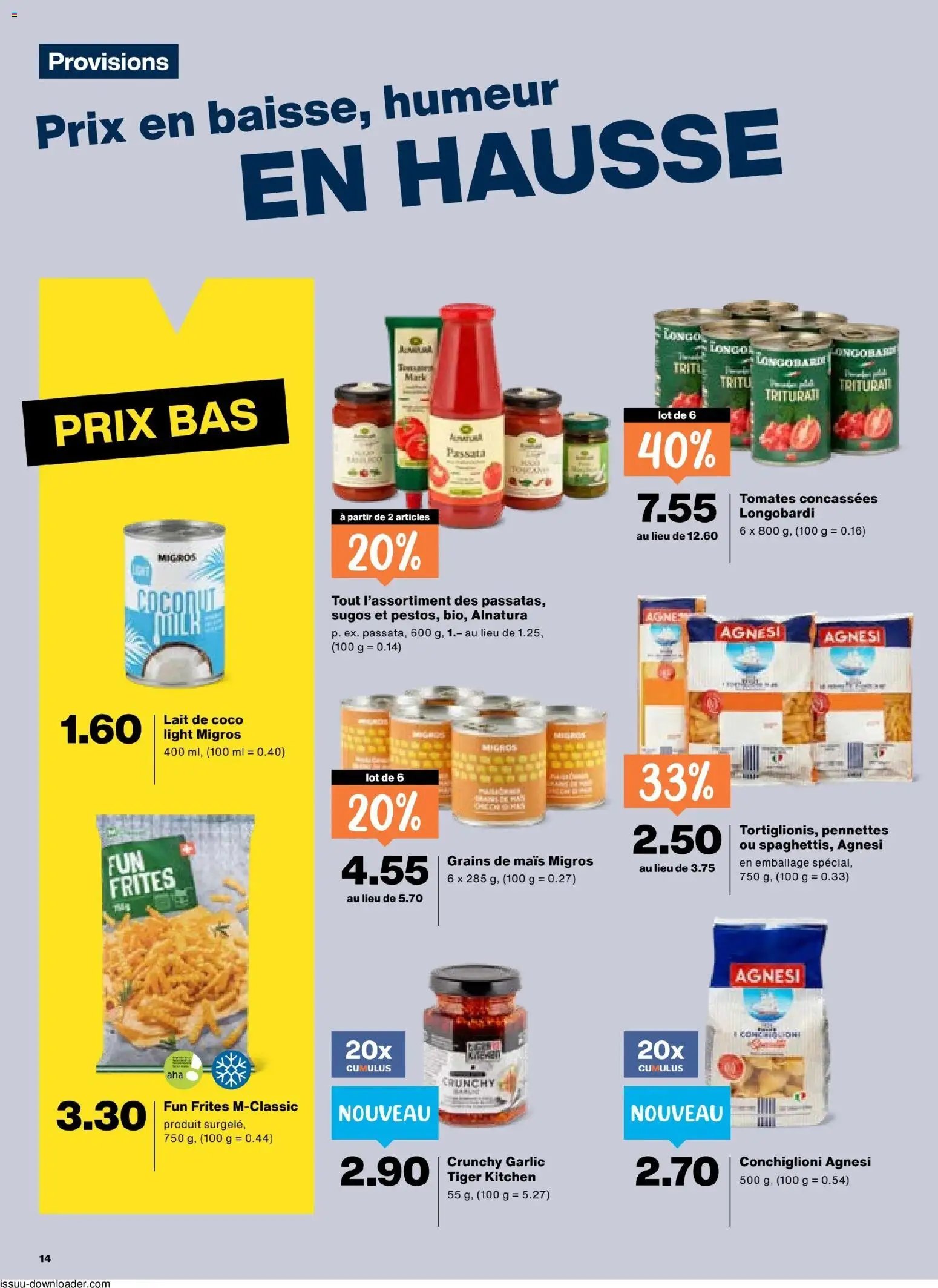 Migros aktionen FR
