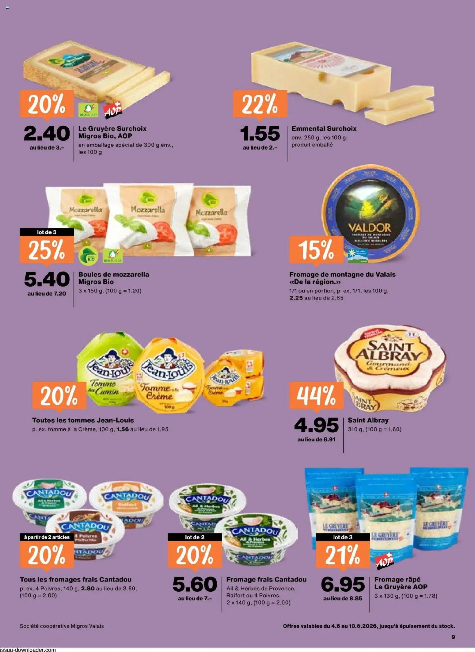 Migros aktionen FR