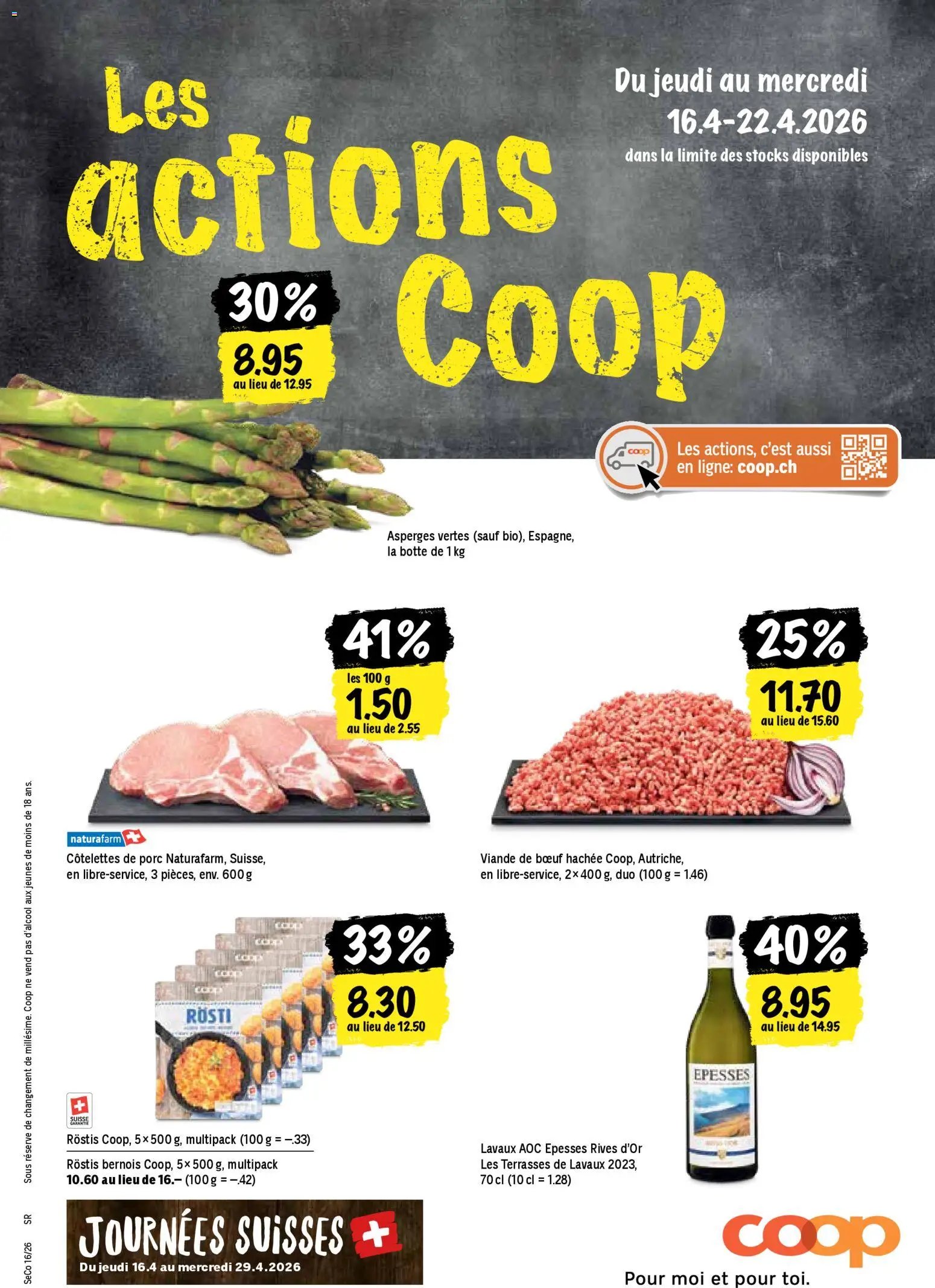 Coop aktionen FR (2026-04-16 - 2026-04-22)