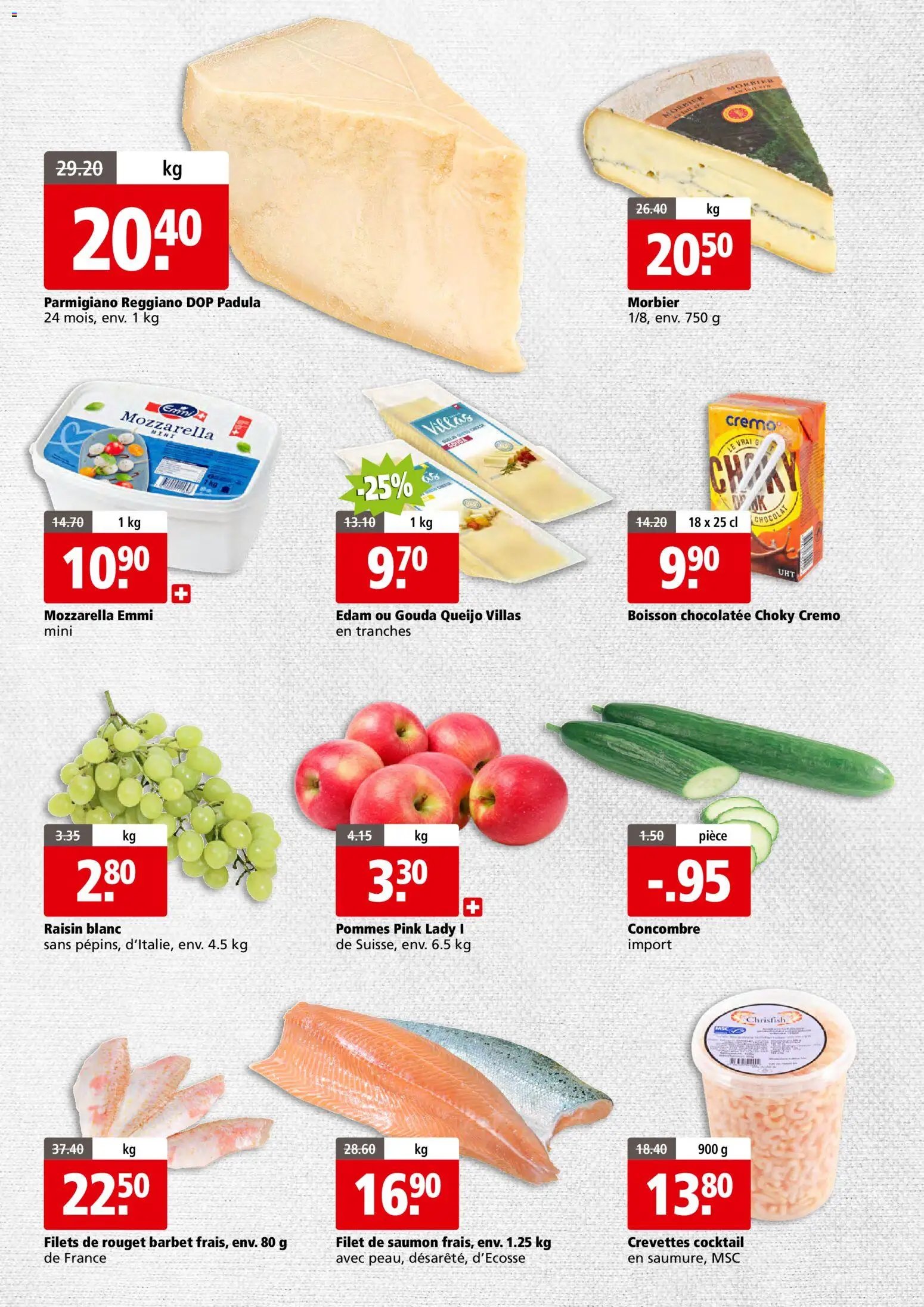 Aligro aktionen Business Chavannes, Matran, Genève, Sion