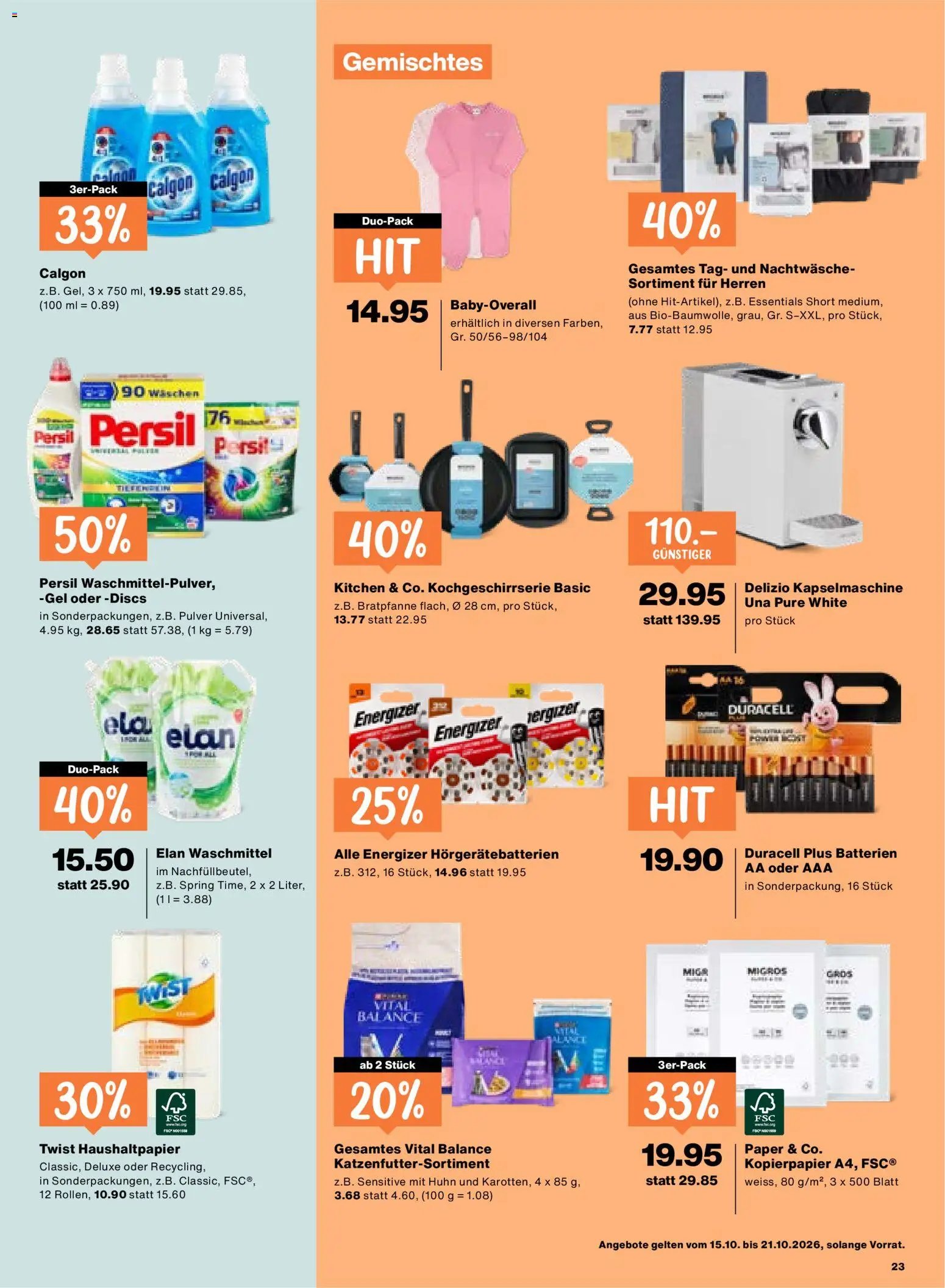 Migros aktionen