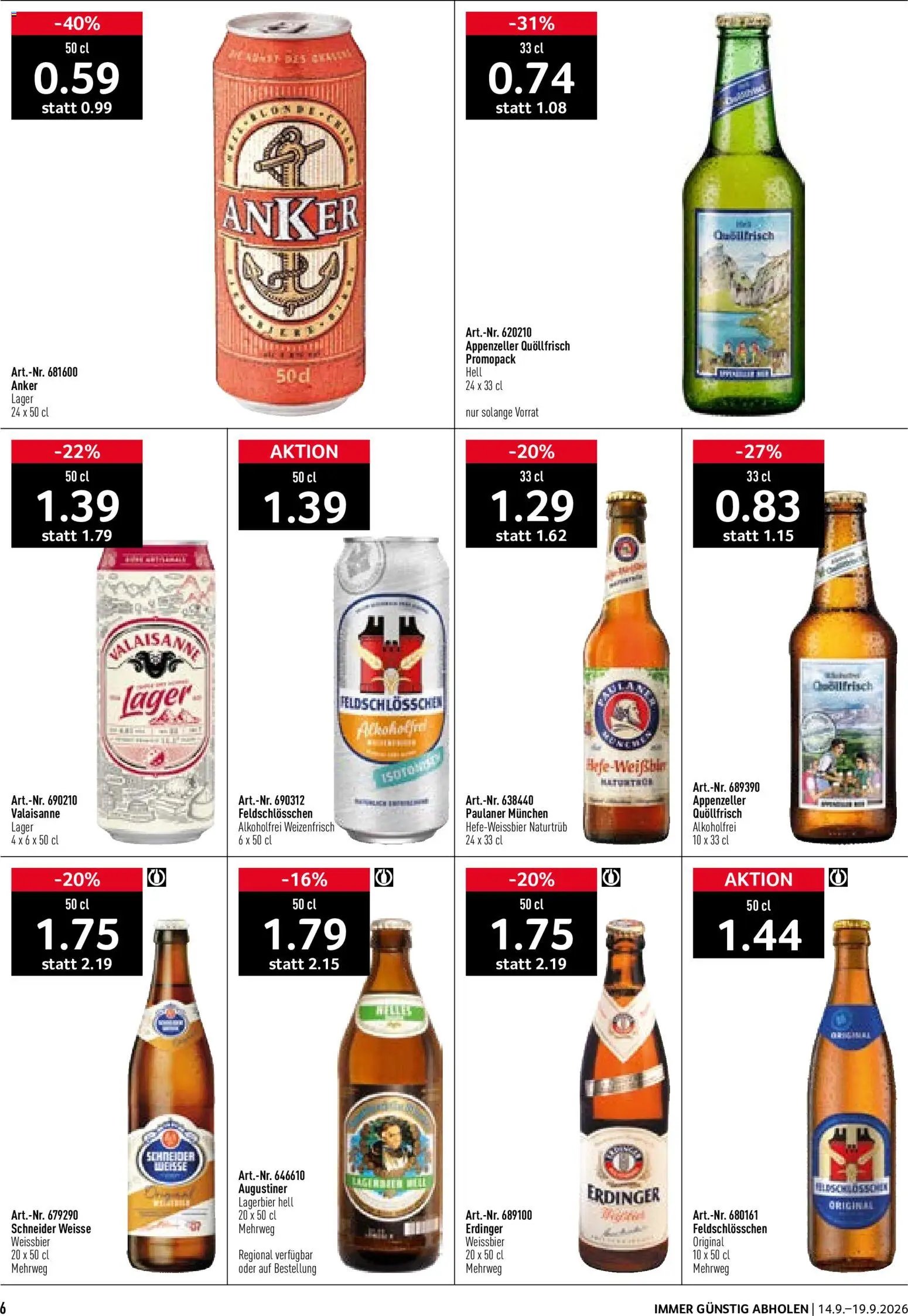 Prodega aktionen Biergarten