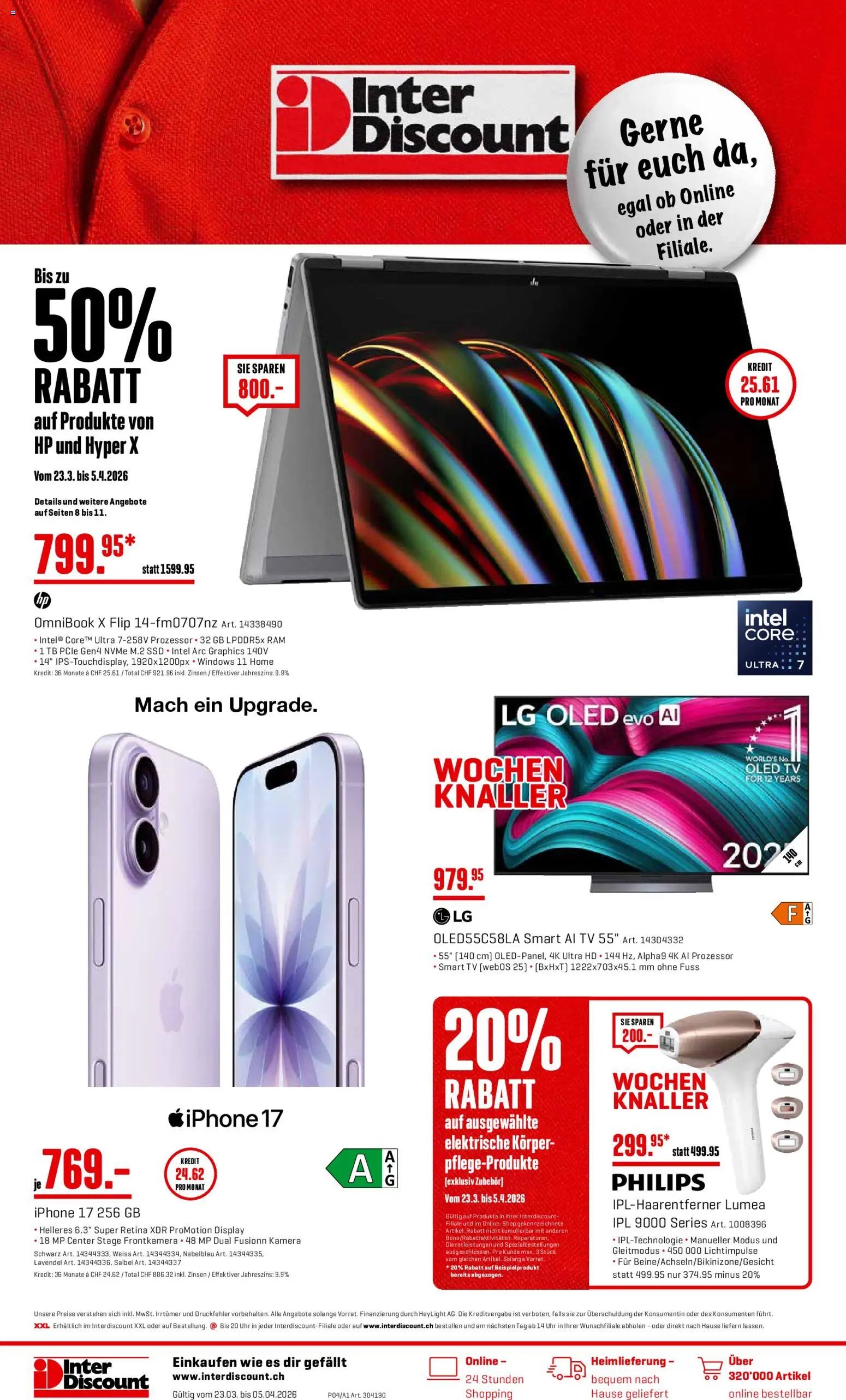 Interdiscount aktionen (2026-03-23 - 2026-04-05) | 1