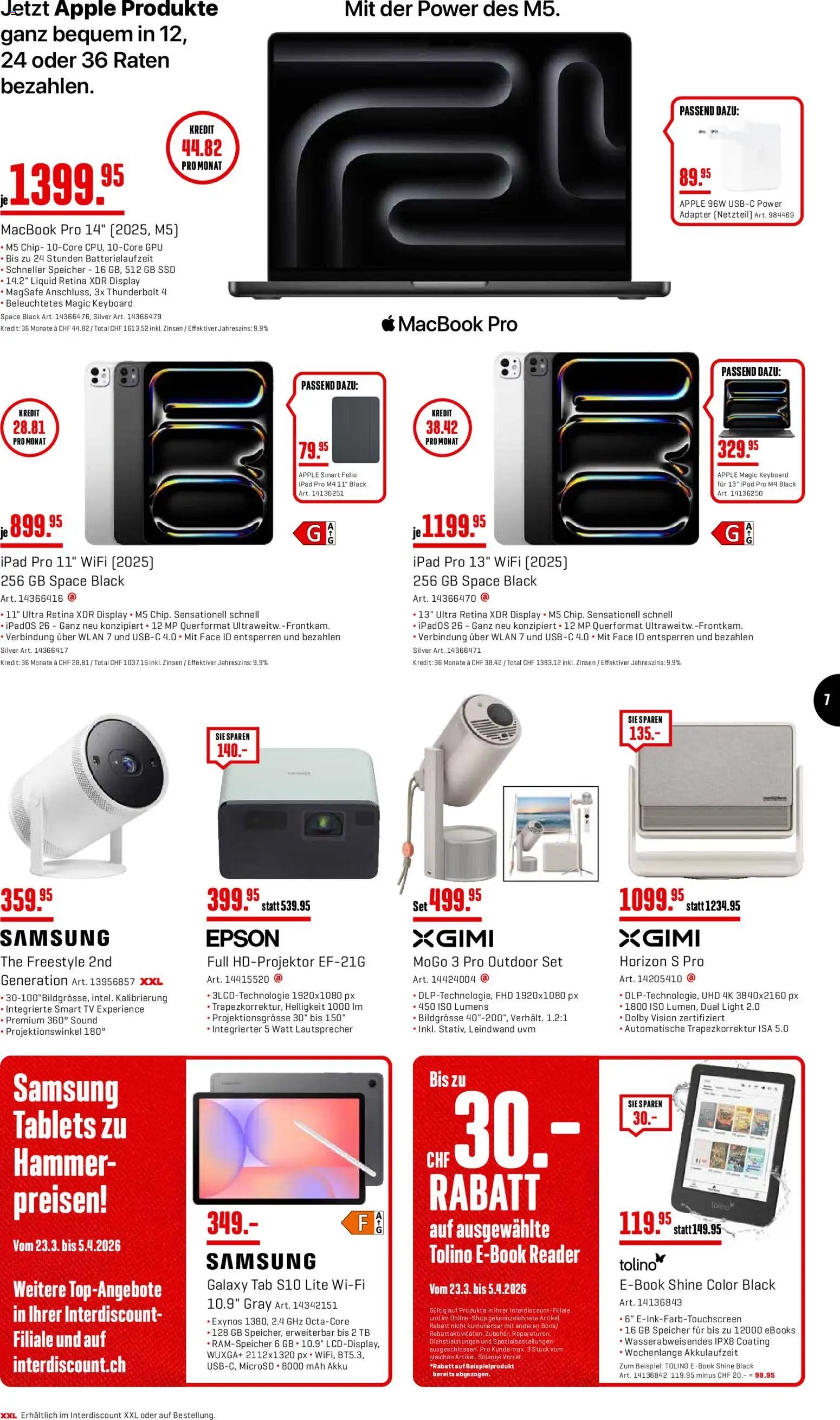 Interdiscount aktionen (2026-03-23 - 2026-04-05) | 7