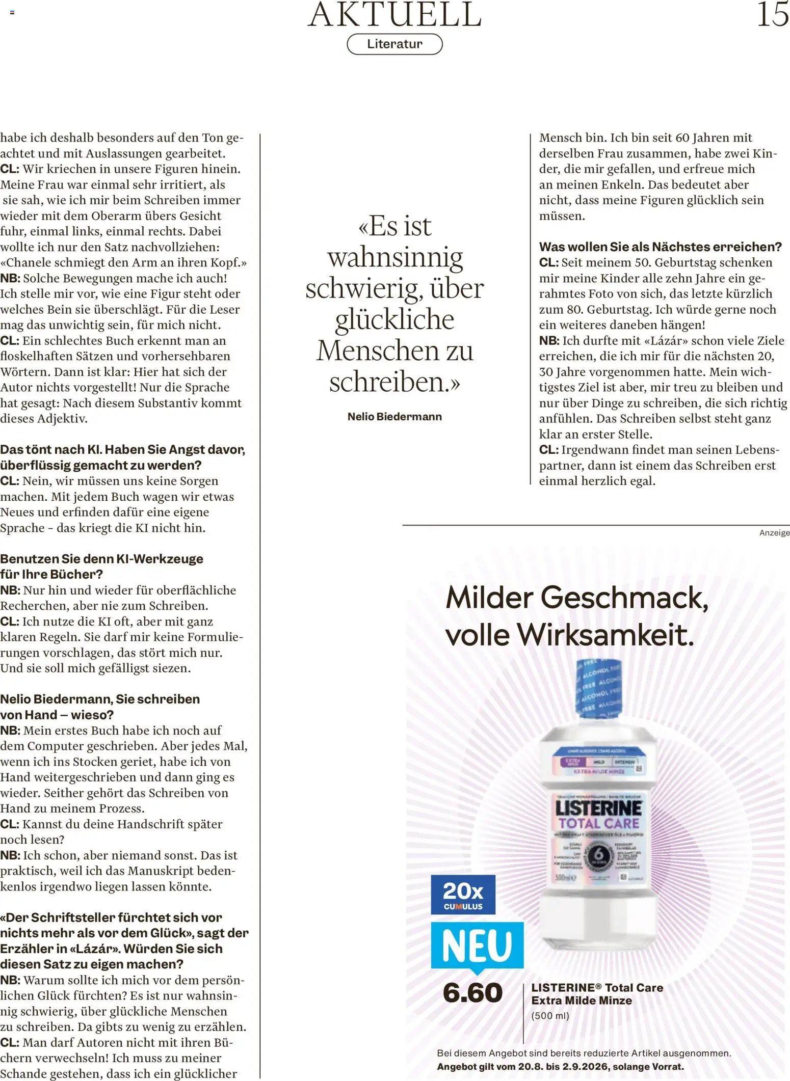Migros aktionen Magazin