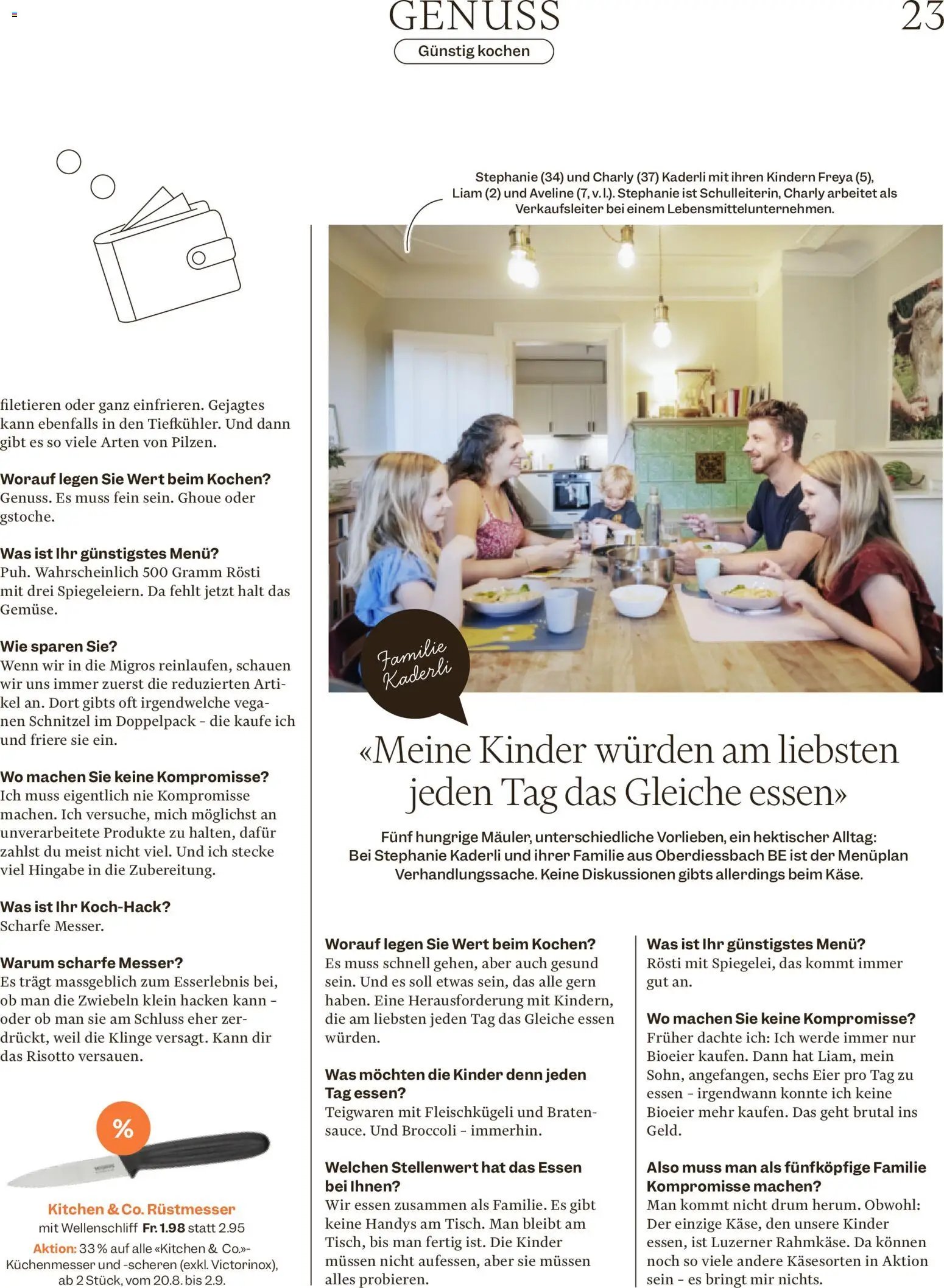 Migros aktionen Magazin