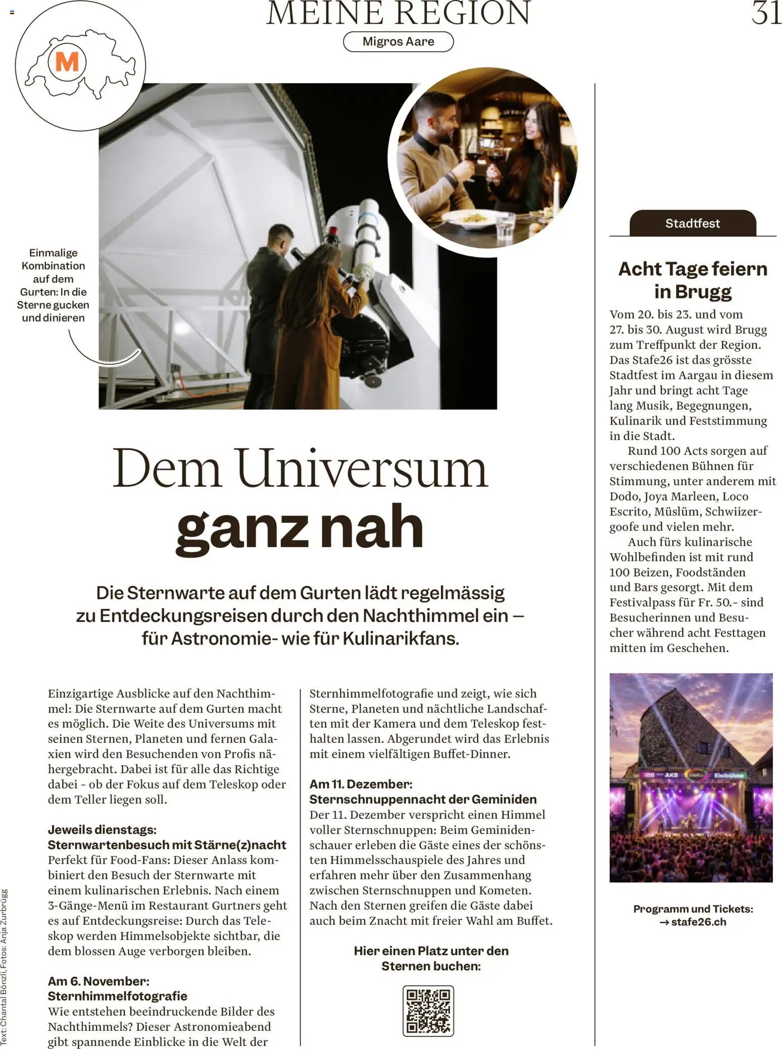 Migros aktionen Magazin