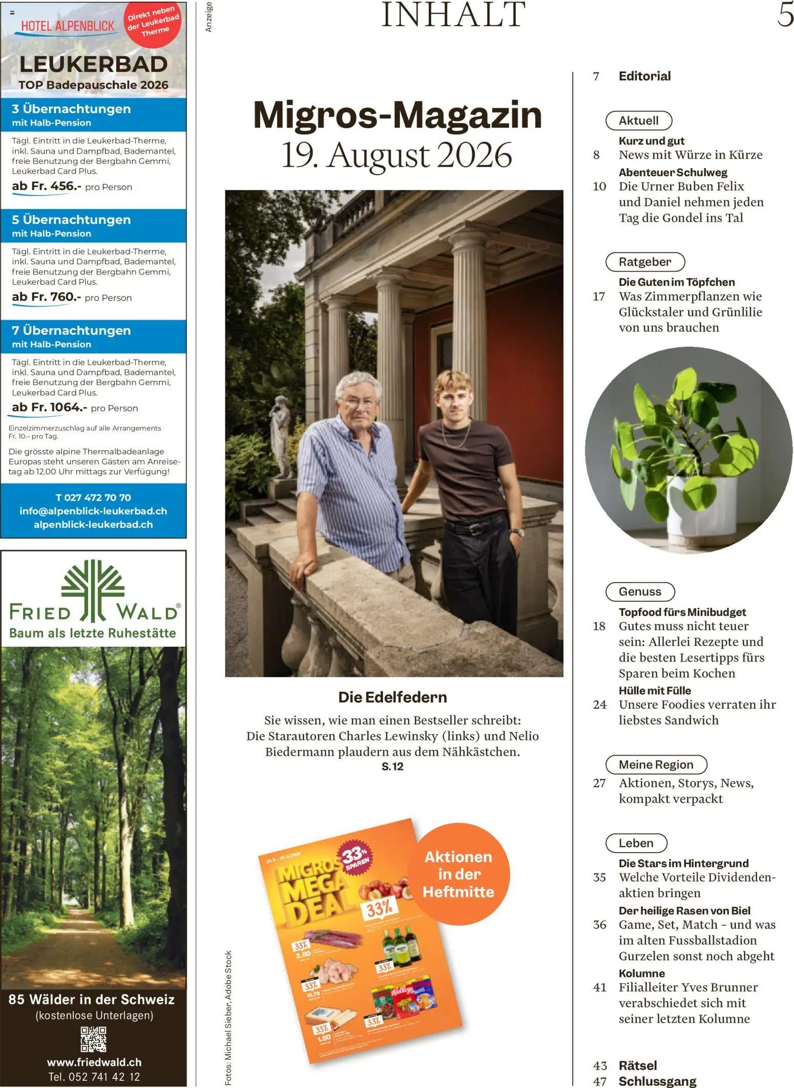 Migros aktionen Magazin