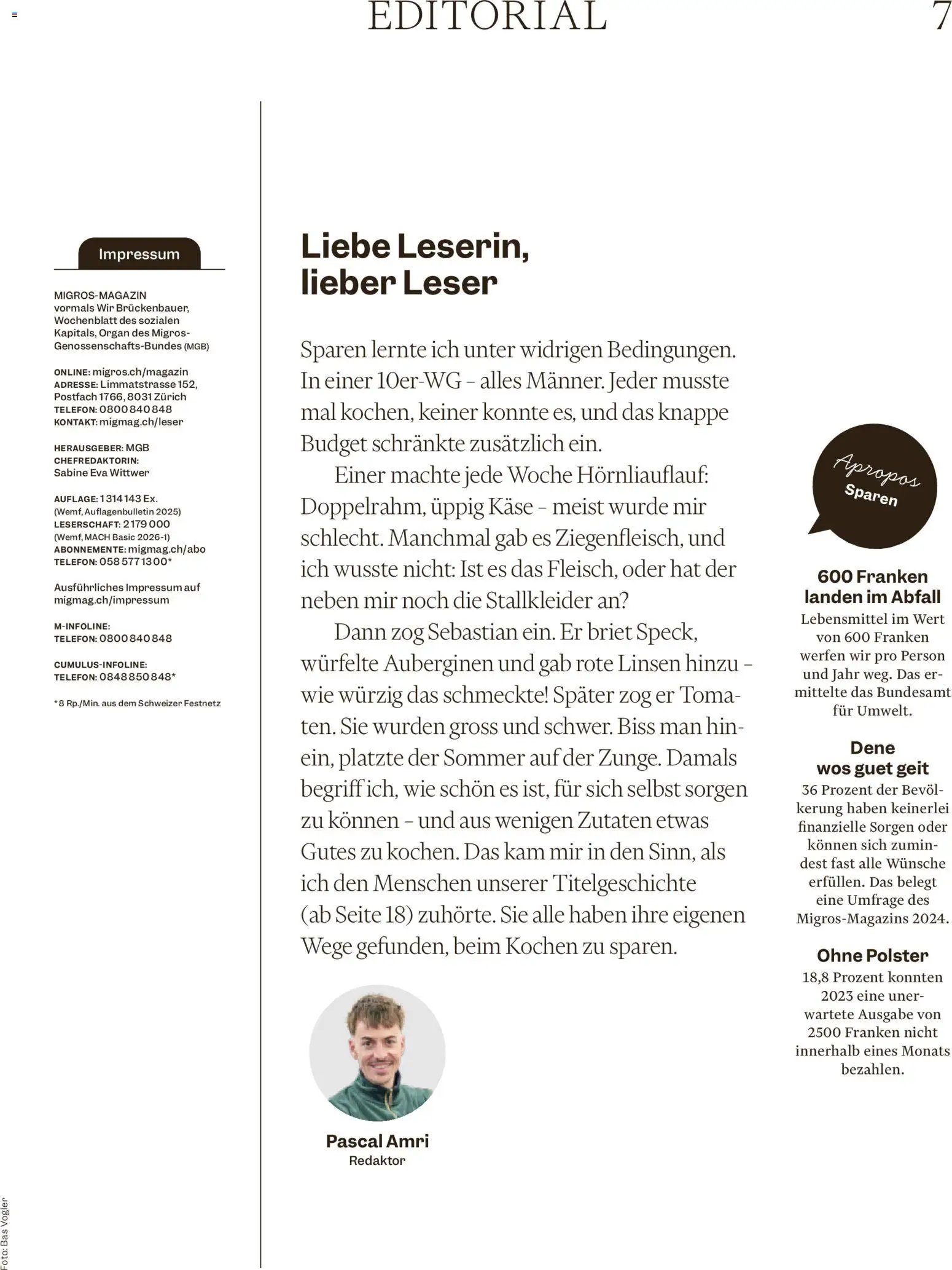 Migros aktionen Magazin