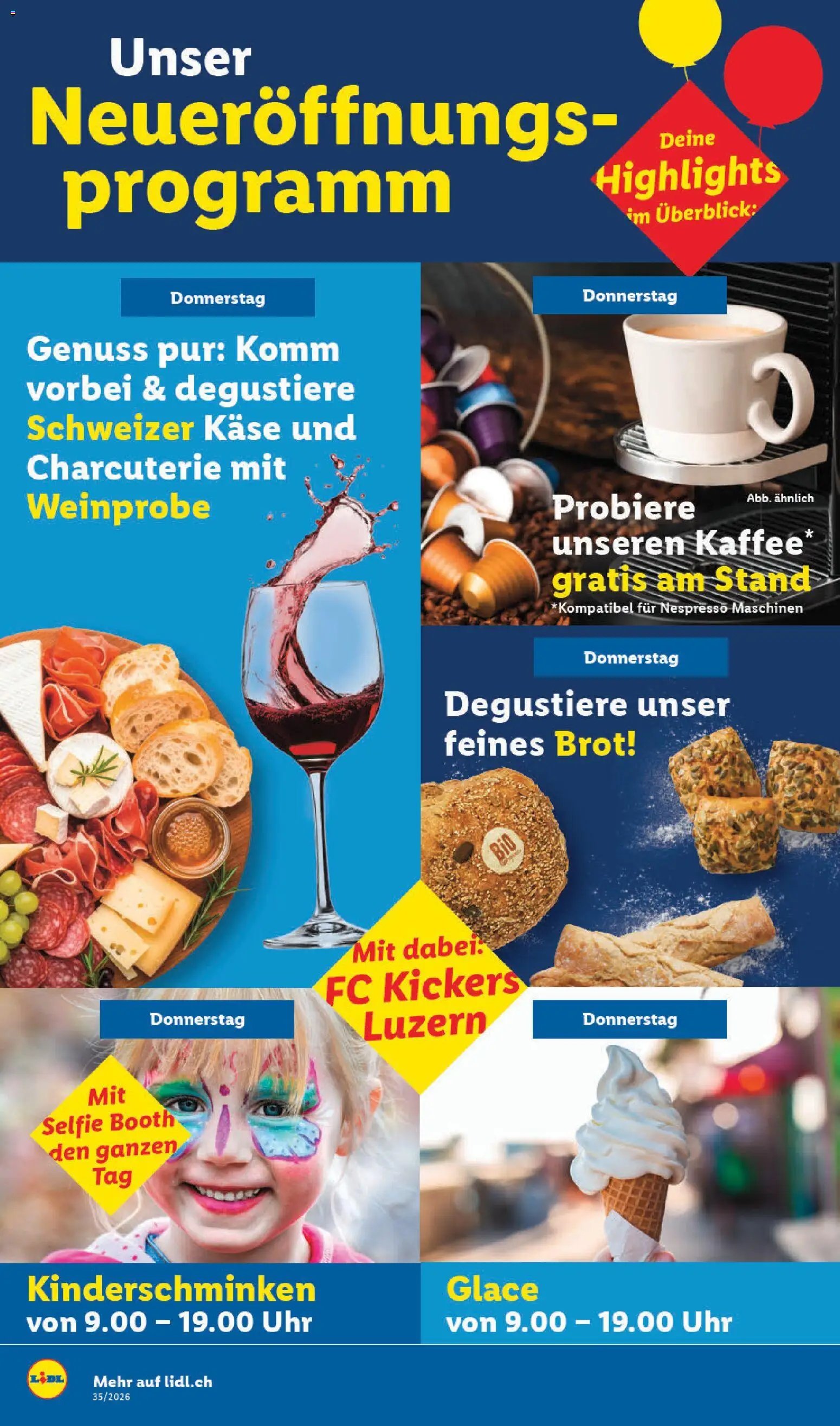 Lidl aktionen Neueröffnung Luzern
