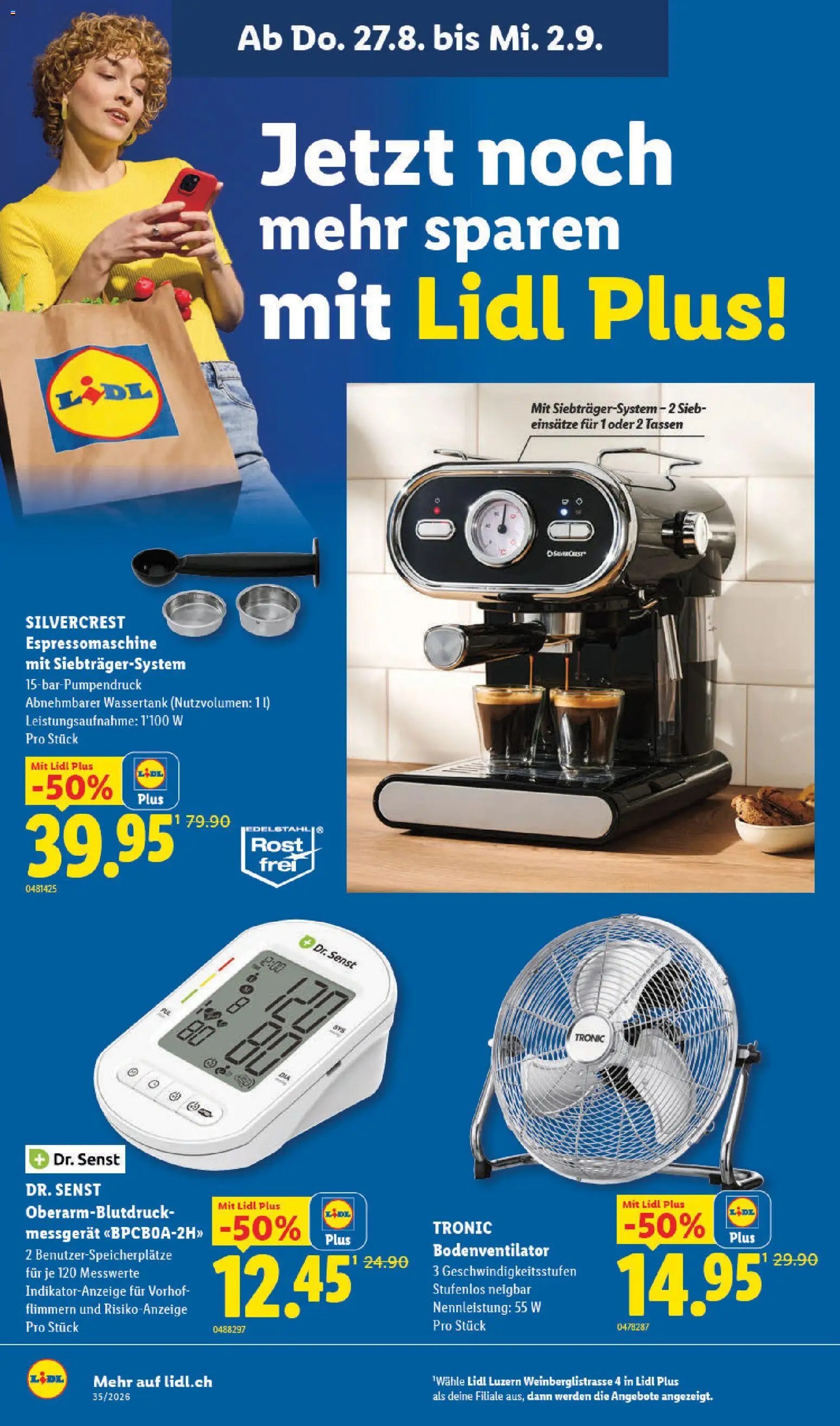 Lidl aktionen Neueröffnung Luzern