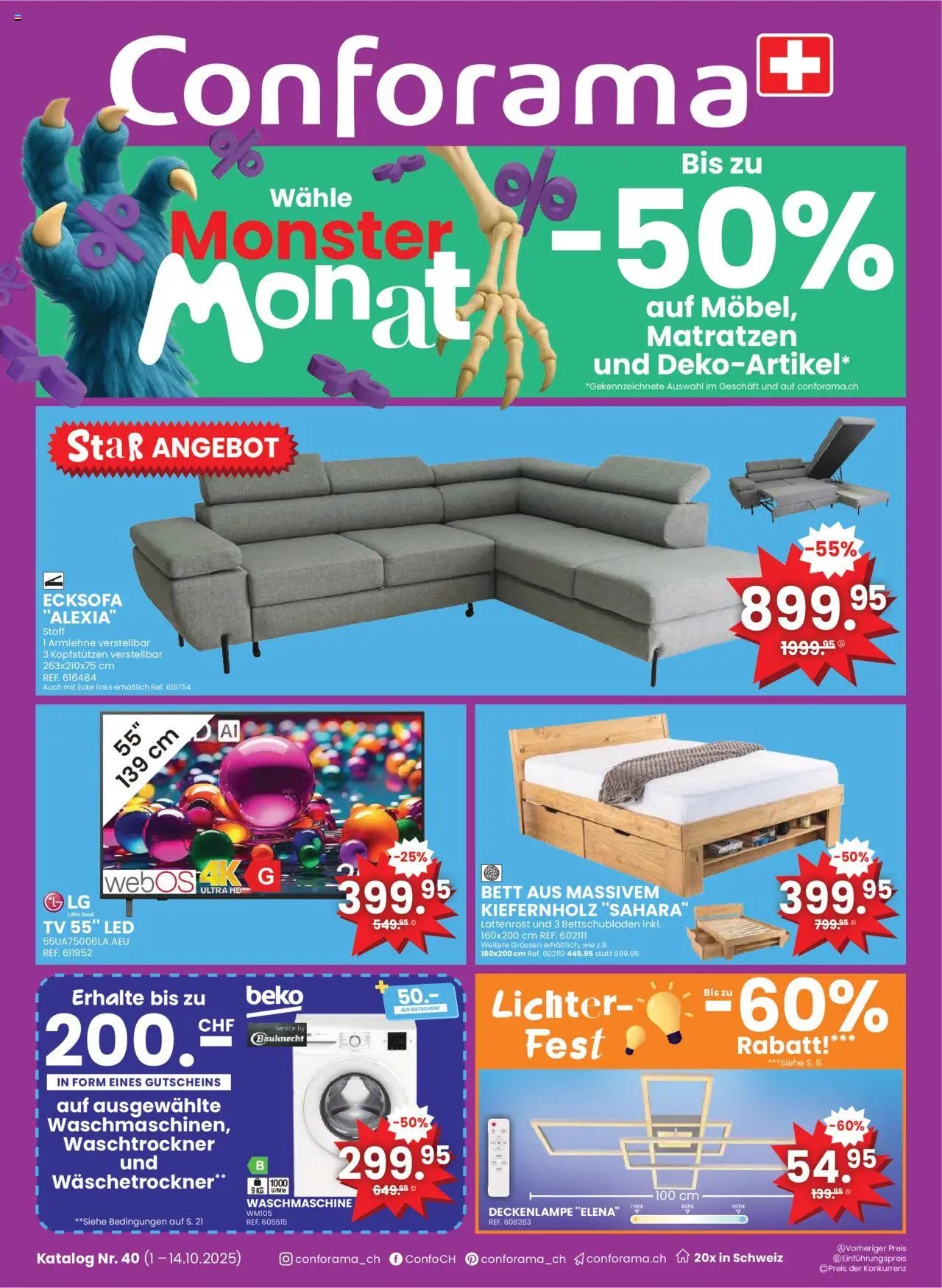Conforama Aktionen (2025-10-01 - 2025-10-14)