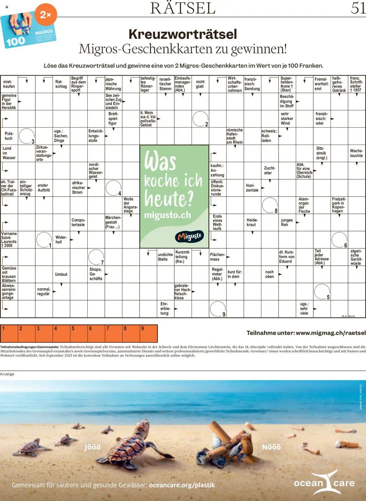 Migros - Magazin (2025-08-18 - 2025-08-24)