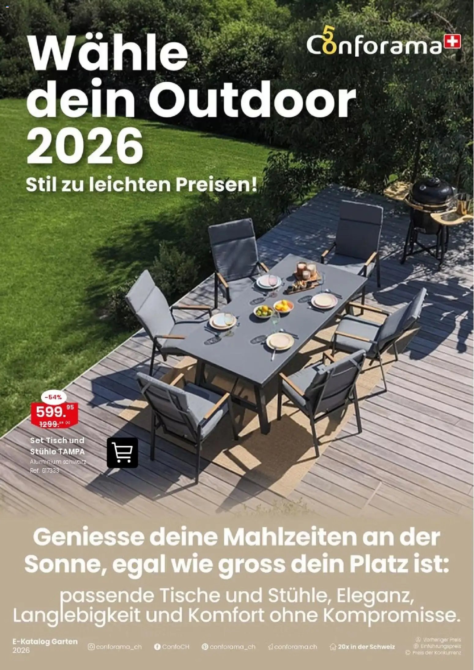 Conforama aktionen Tische & Stühle