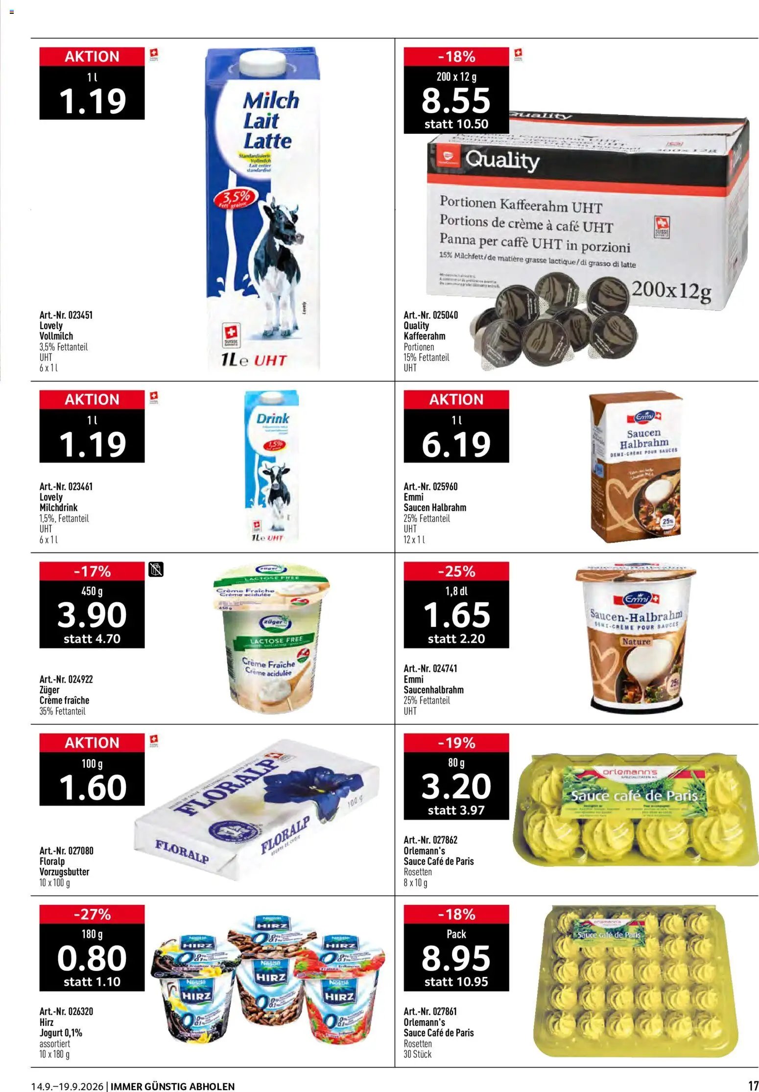 Prodega aktionen