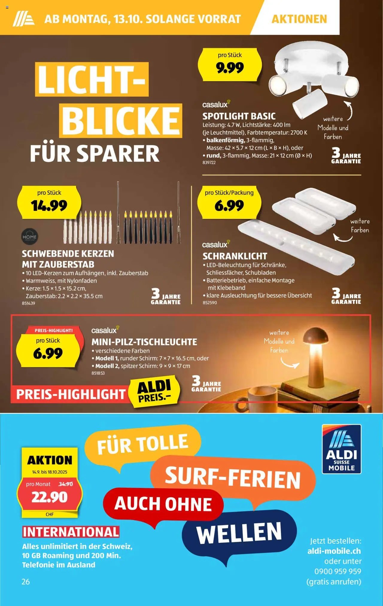 Aldi Aktionen (2025-10-09 - 2025-10-15)