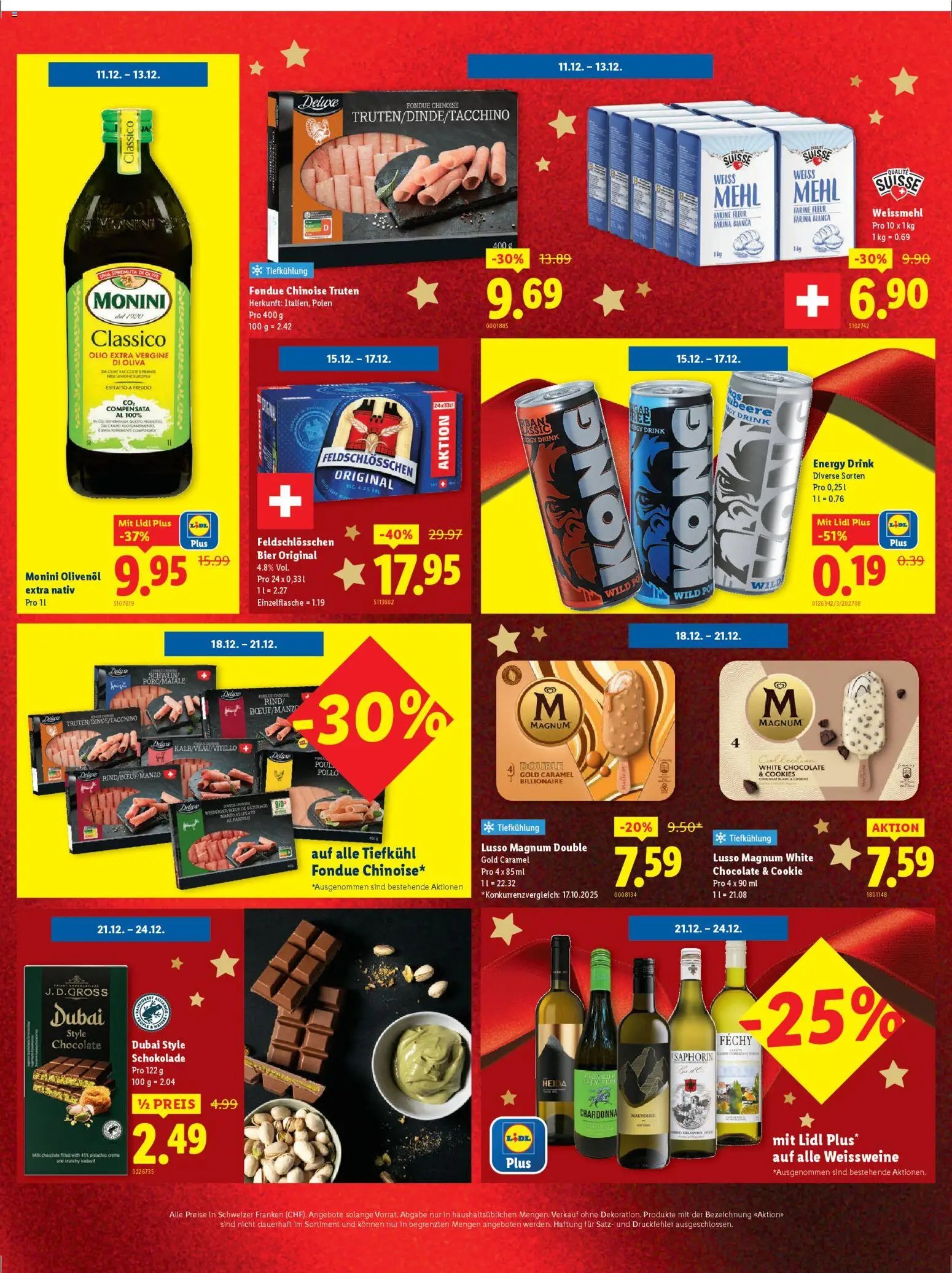 Lidl Aktionen Adventskalender (2025-12-01 - 2025-12-24) | 2