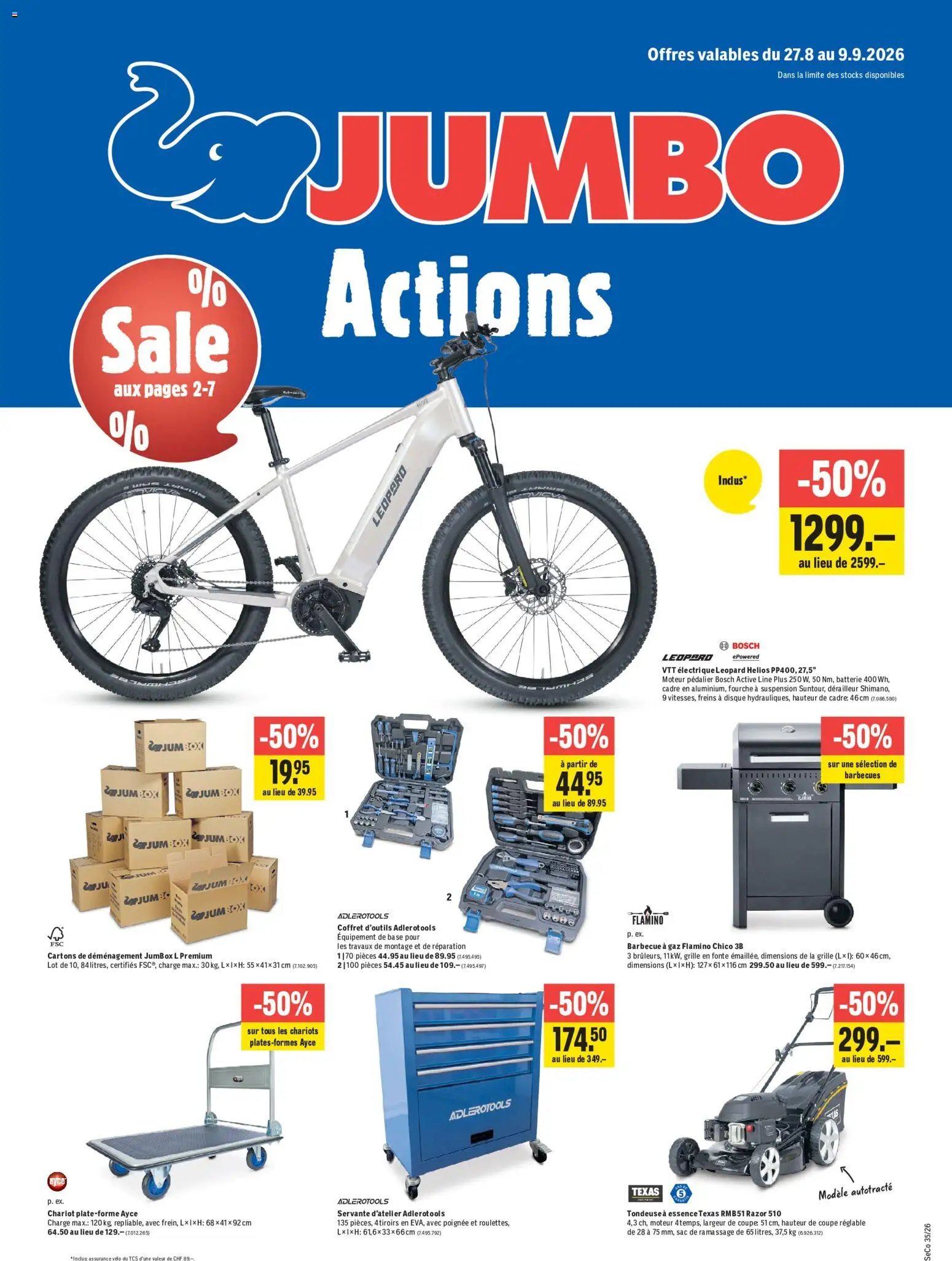 Jumbo aktionen FR