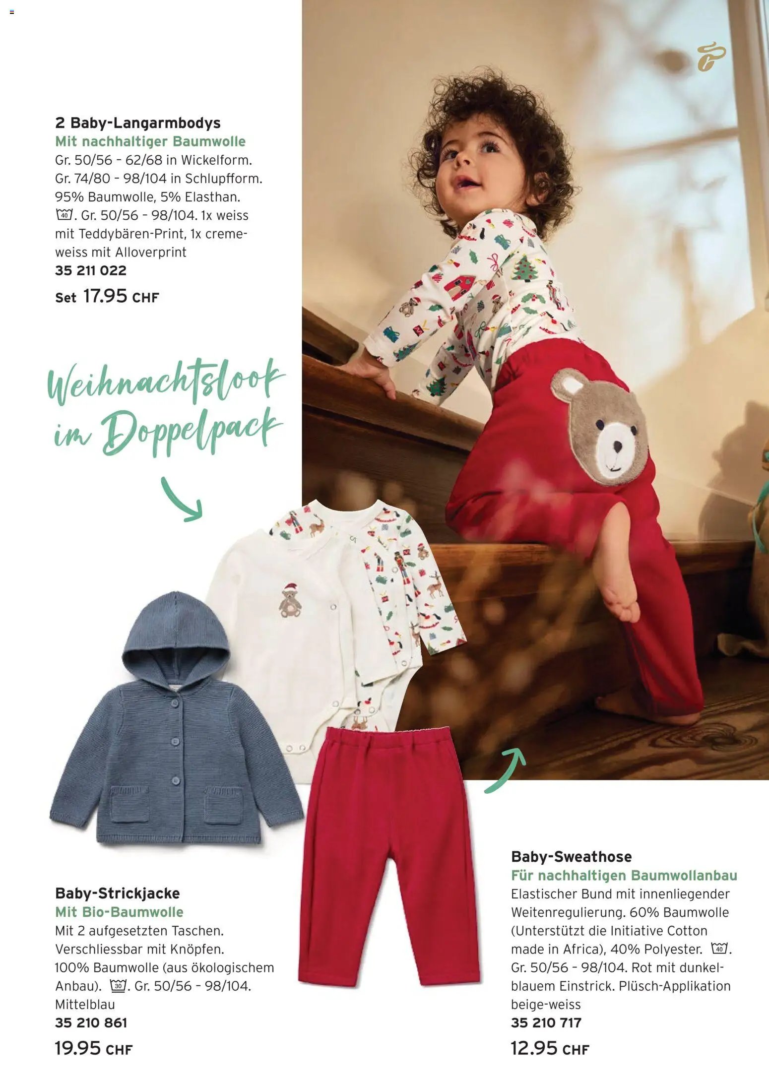 Tchibo Aktionen Festtagslooks Baby (2025-11-04 - 2025-12-24)