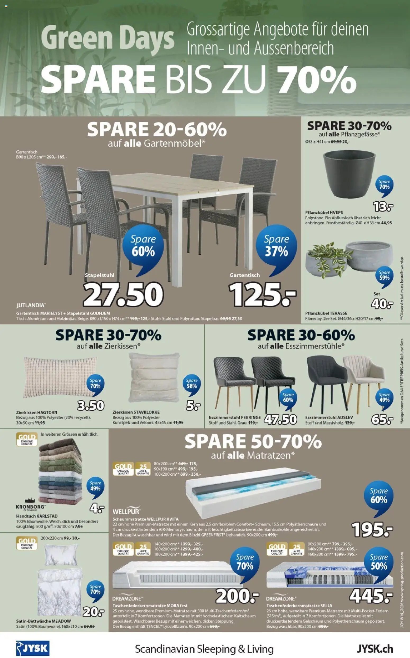 JYSK aktionen (2026-03-31 - 2026-04-14)